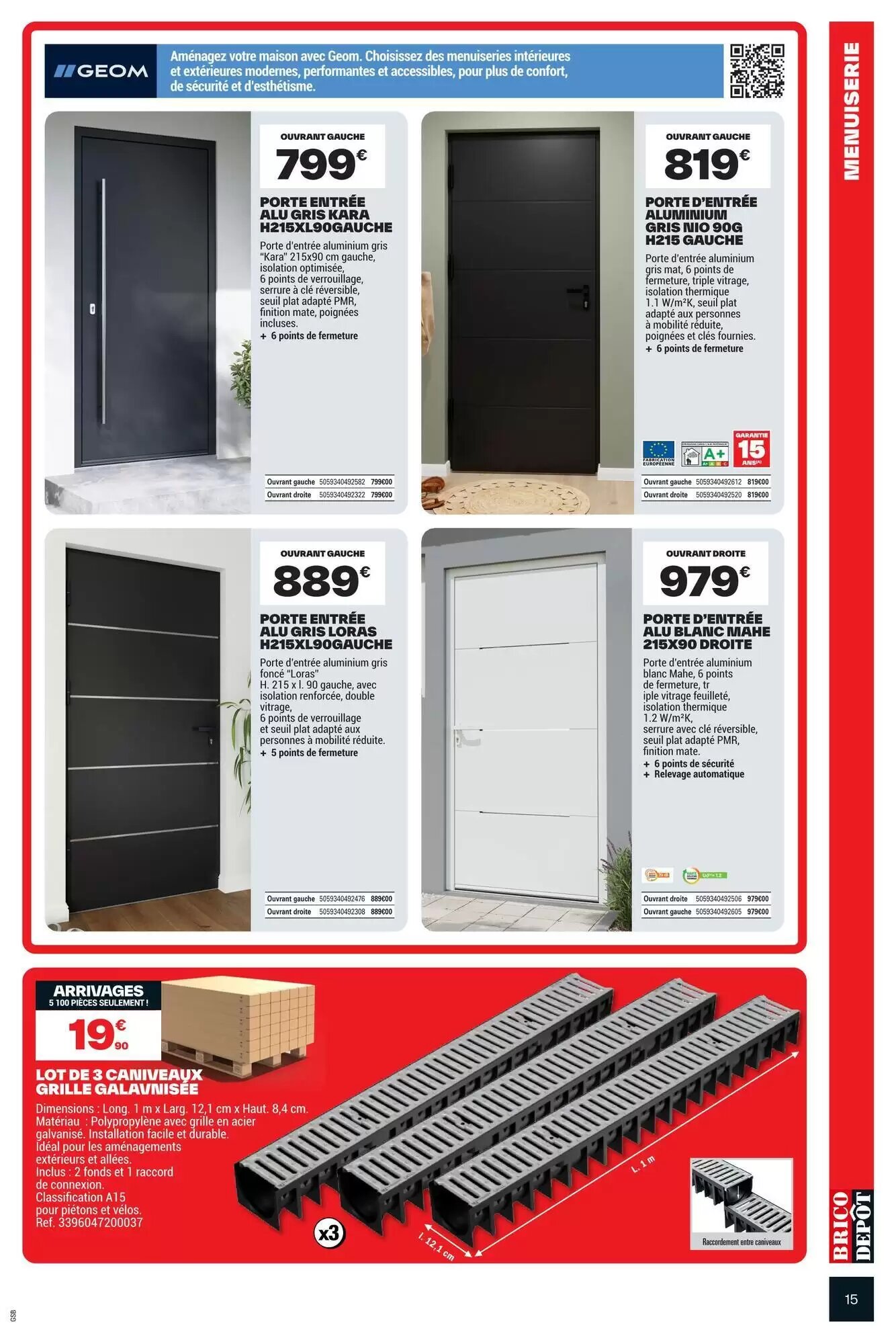Prospectus promotionnel Brico Dépôt valable à partir du 09/10/2026 - Page 15.