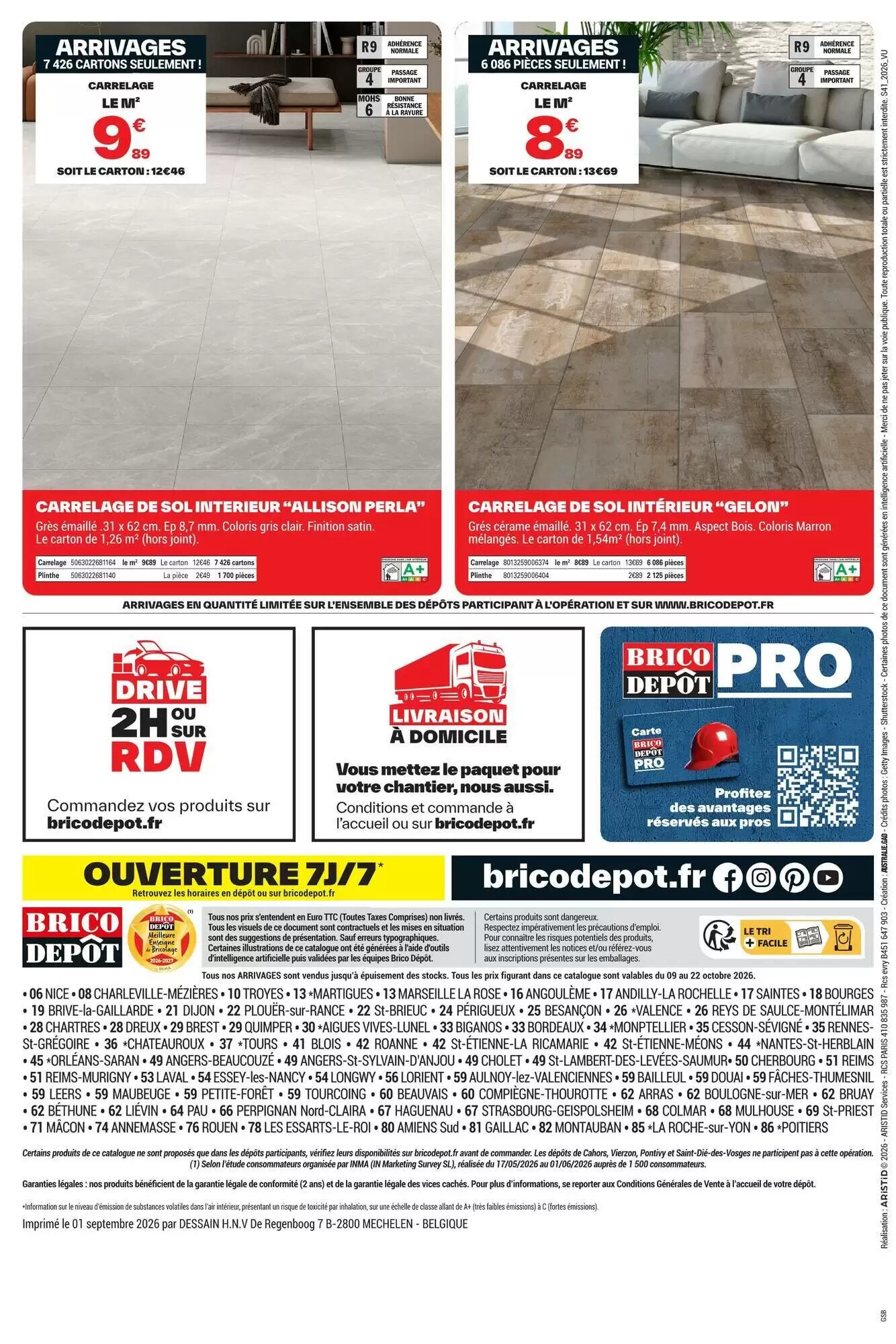 Prospectus promotionnel Brico Dépôt valable à partir du 09/10/2026 - Page 16.