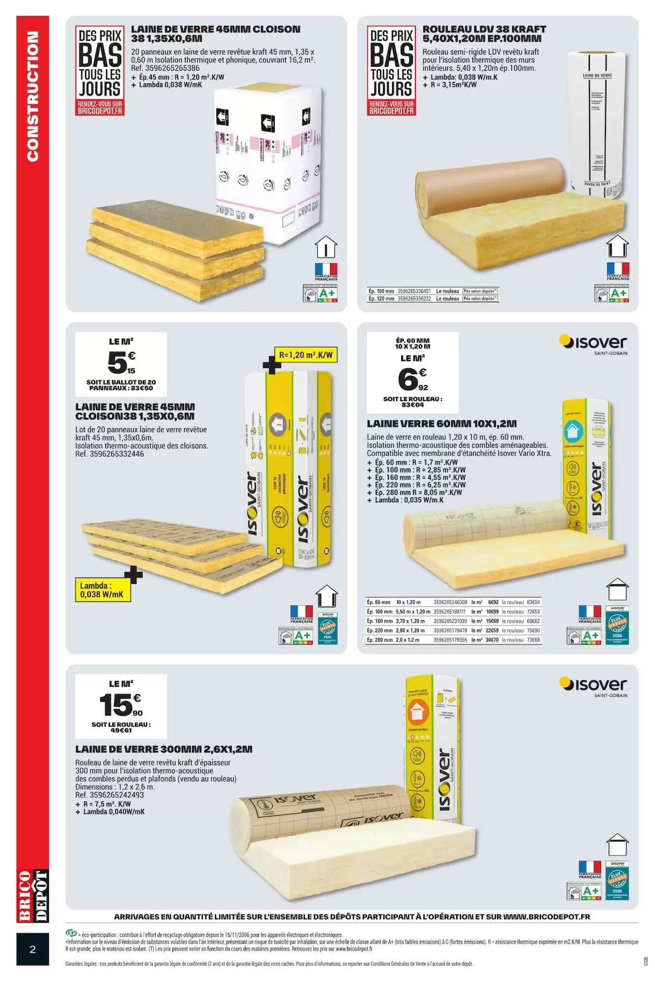 Prospectus promotionnel Brico Dépôt valable à partir du 09/10/2026 - Page 2.