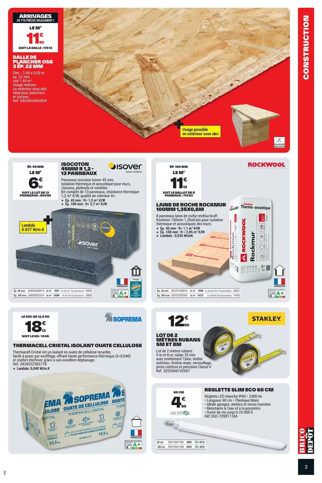 Prospectus promotionnel Brico Dépôt valable à partir du 09/10/2026 - Page 3.