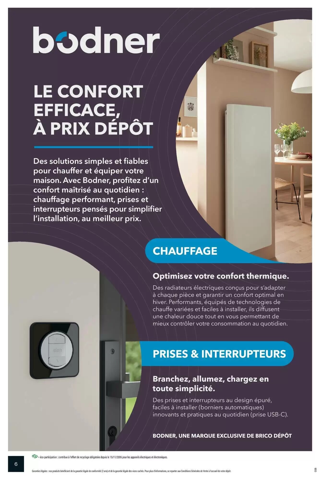 Prospectus promotionnel Brico Dépôt valable à partir du 09/10/2026 - Page 6.