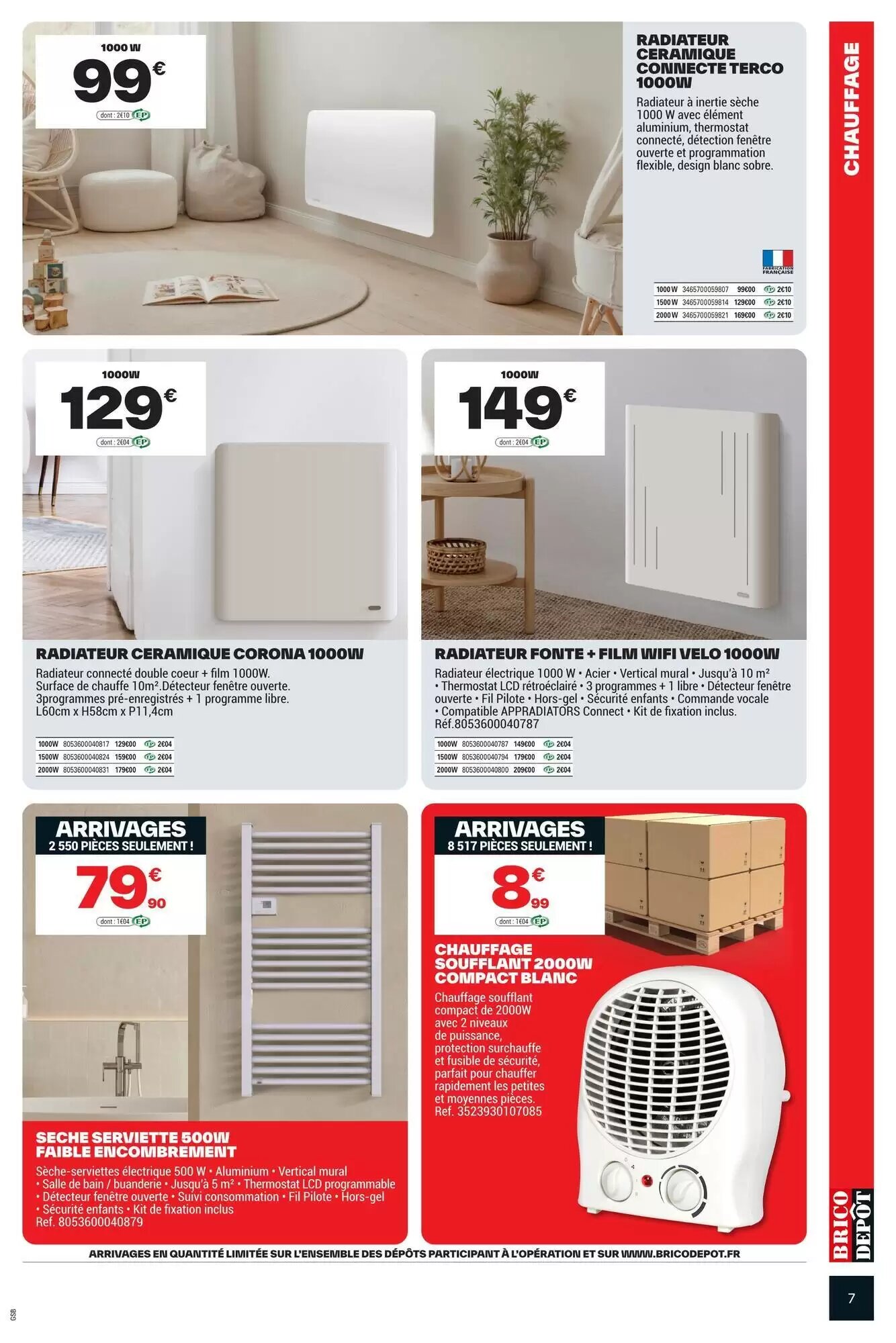 Prospectus promotionnel Brico Dépôt valable à partir du 09/10/2026 - Page 7.