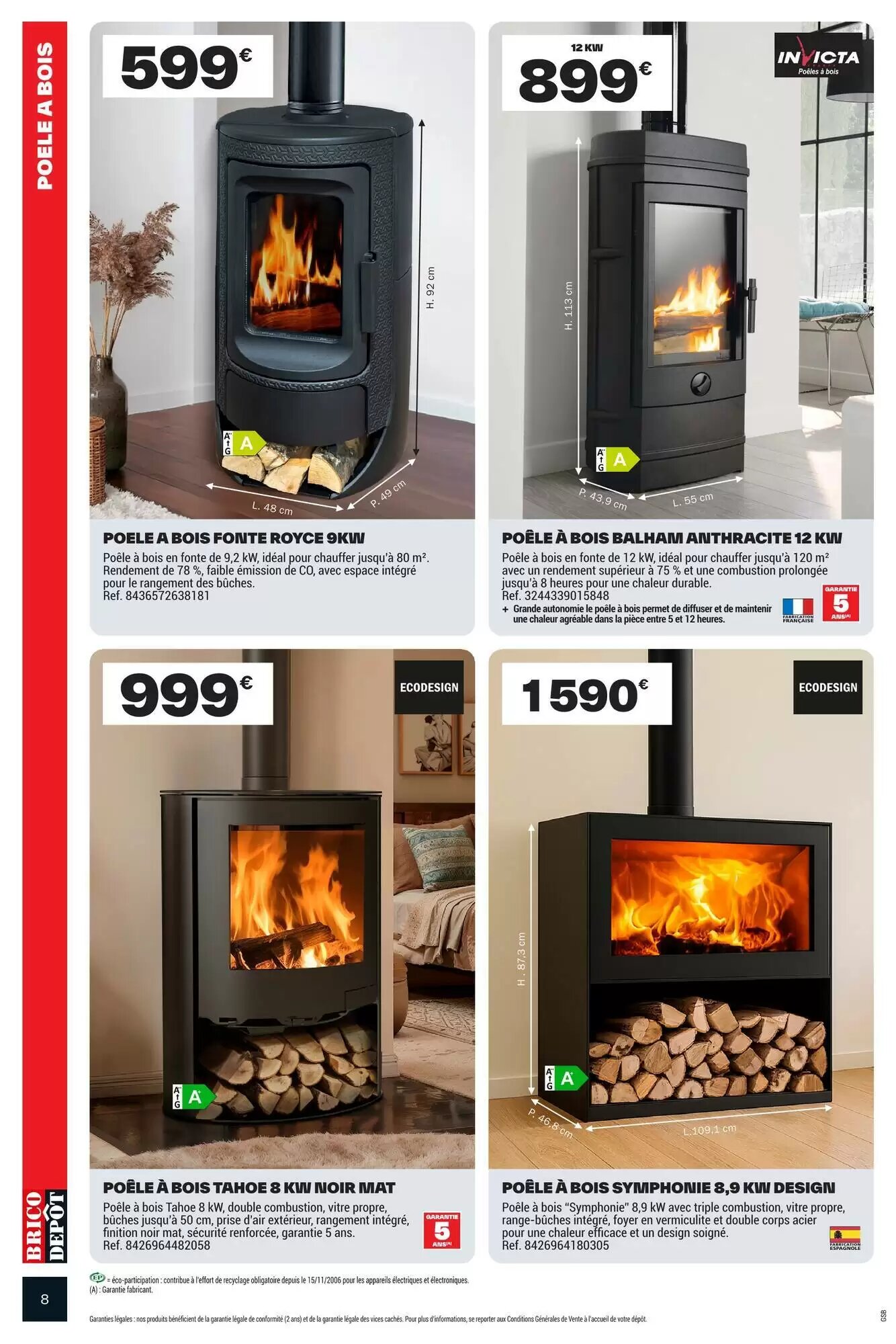 Prospectus promotionnel Brico Dépôt valable à partir du 09/10/2026 - Page 8.