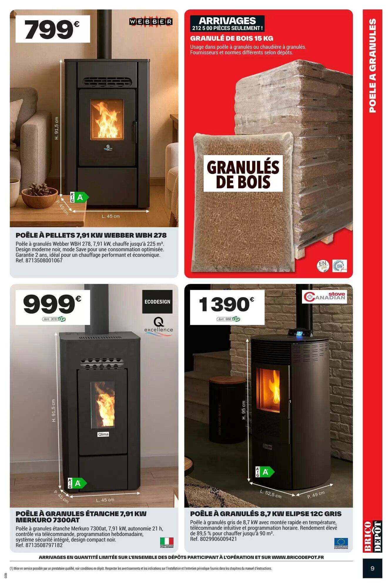 Prospectus promotionnel Brico Dépôt valable à partir du 09/10/2026 - Page 9.