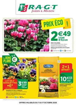 Prospectus promotionnel RAGT Jardin valable à partir du 09/10/2026