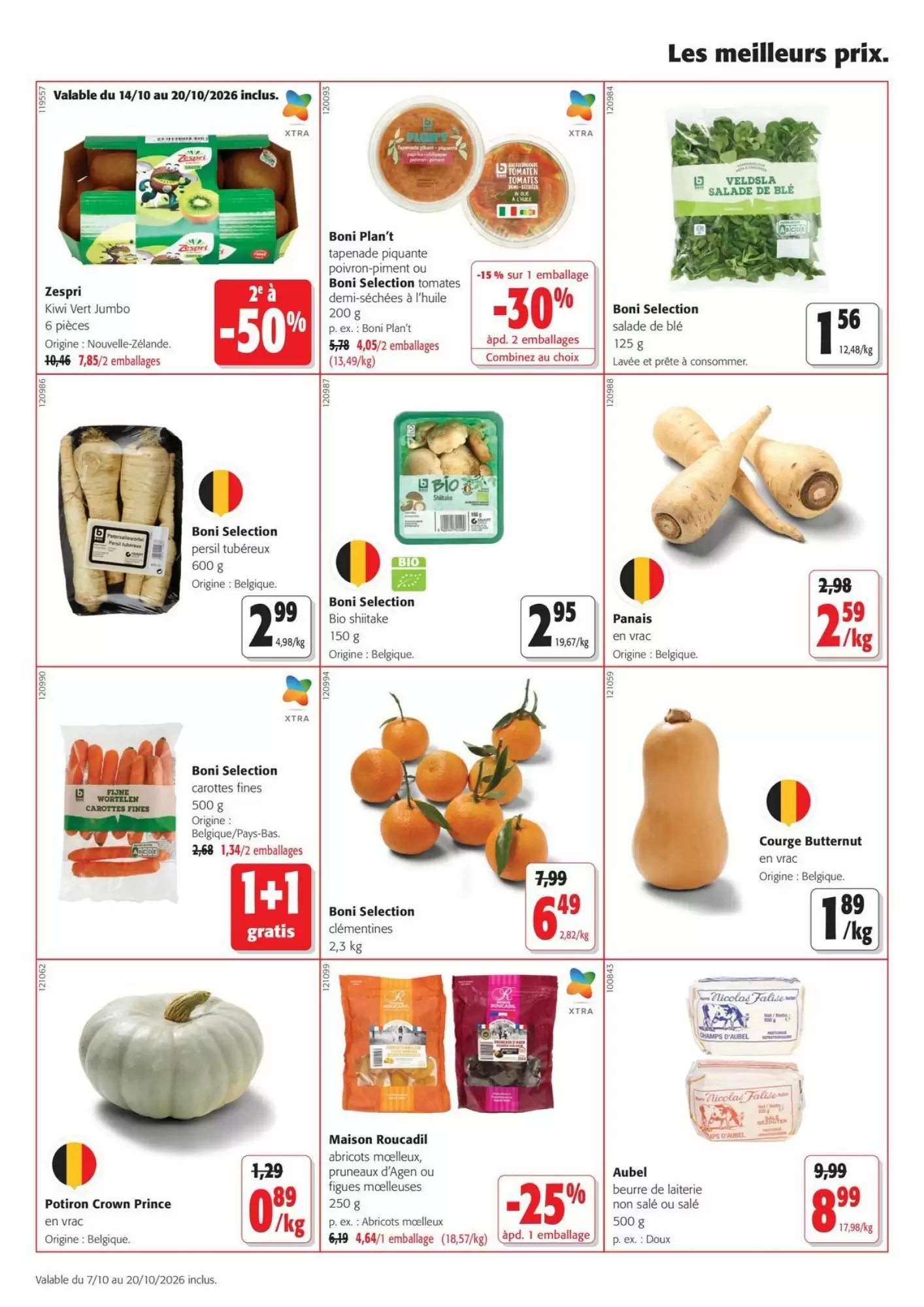 Prospectus promotionnel Colruyt valable à partir du 09/10/2026 - Page 12.