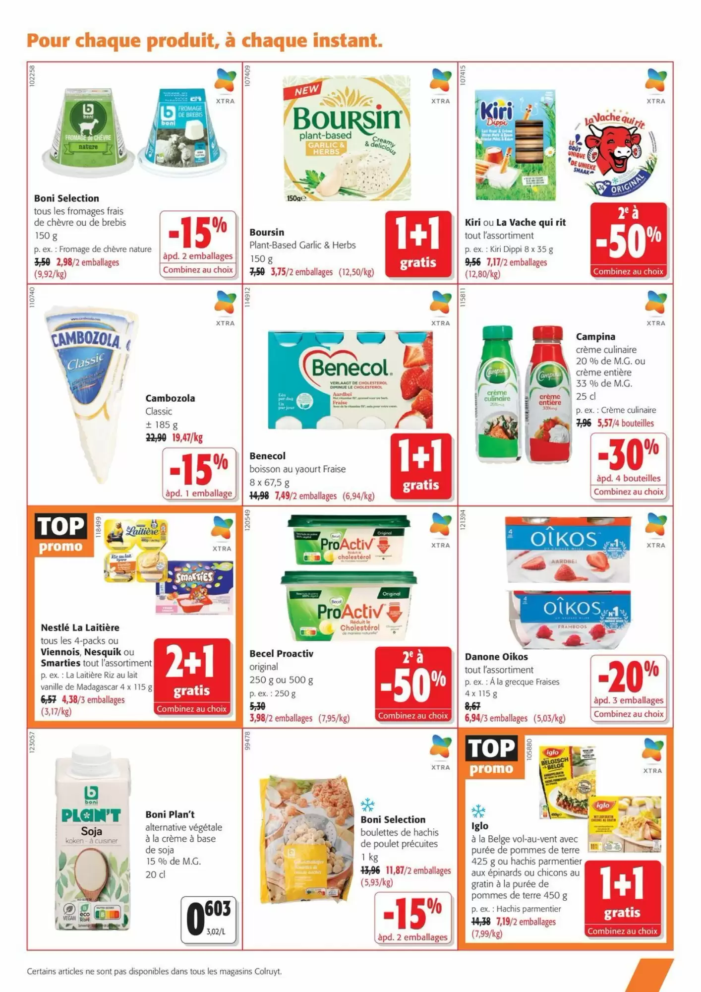 Prospectus promotionnel Colruyt valable à partir du 09/10/2026 - Page 13.
