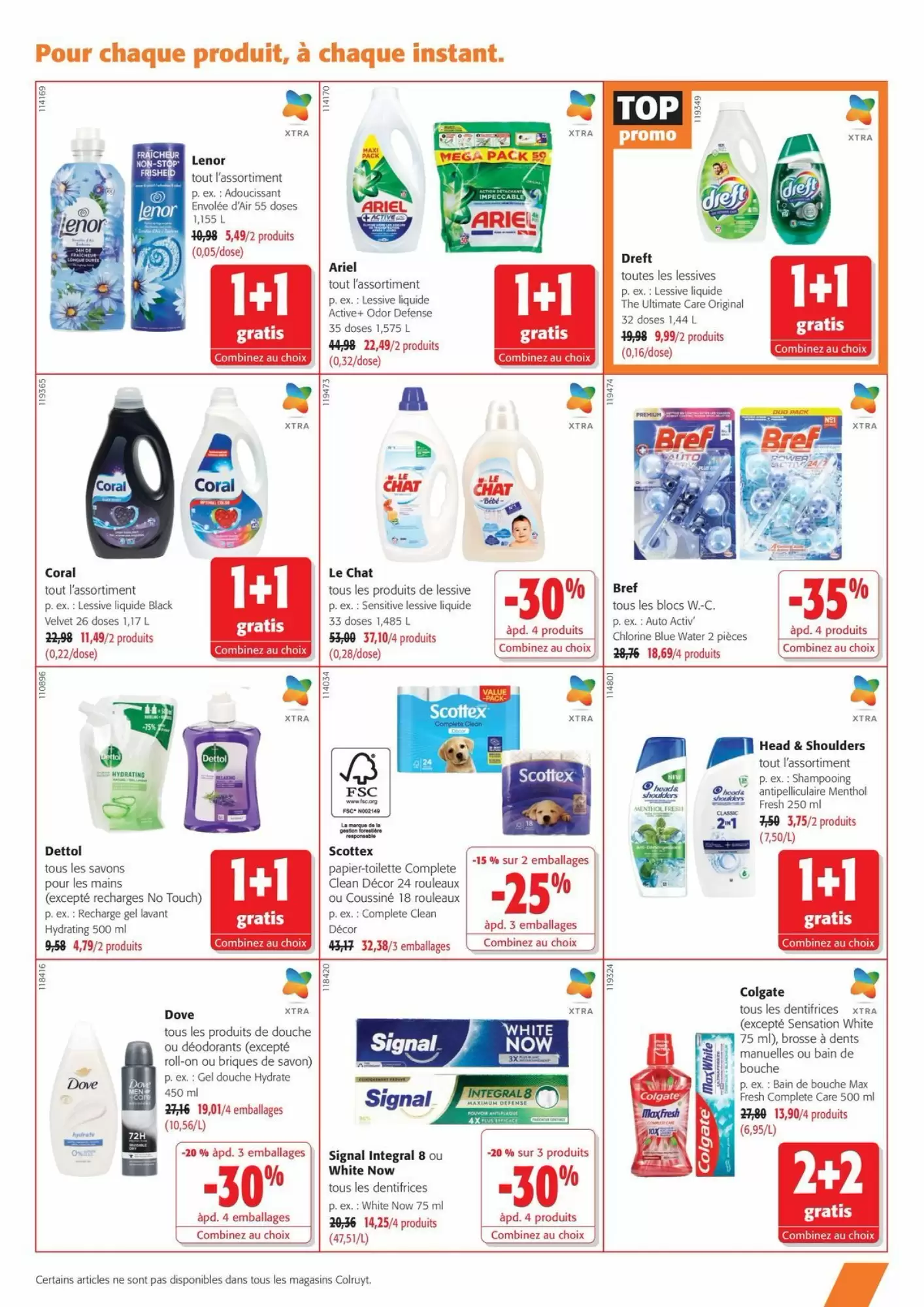Prospectus promotionnel Colruyt valable à partir du 09/10/2026 - Page 15.