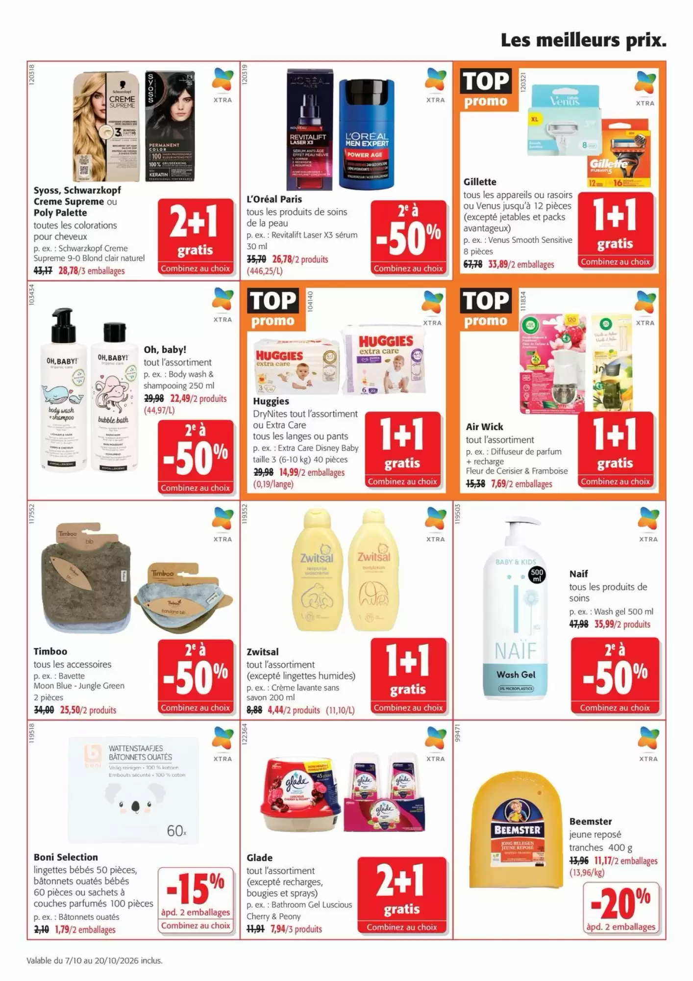 Prospectus promotionnel Colruyt valable à partir du 09/10/2026 - Page 16.