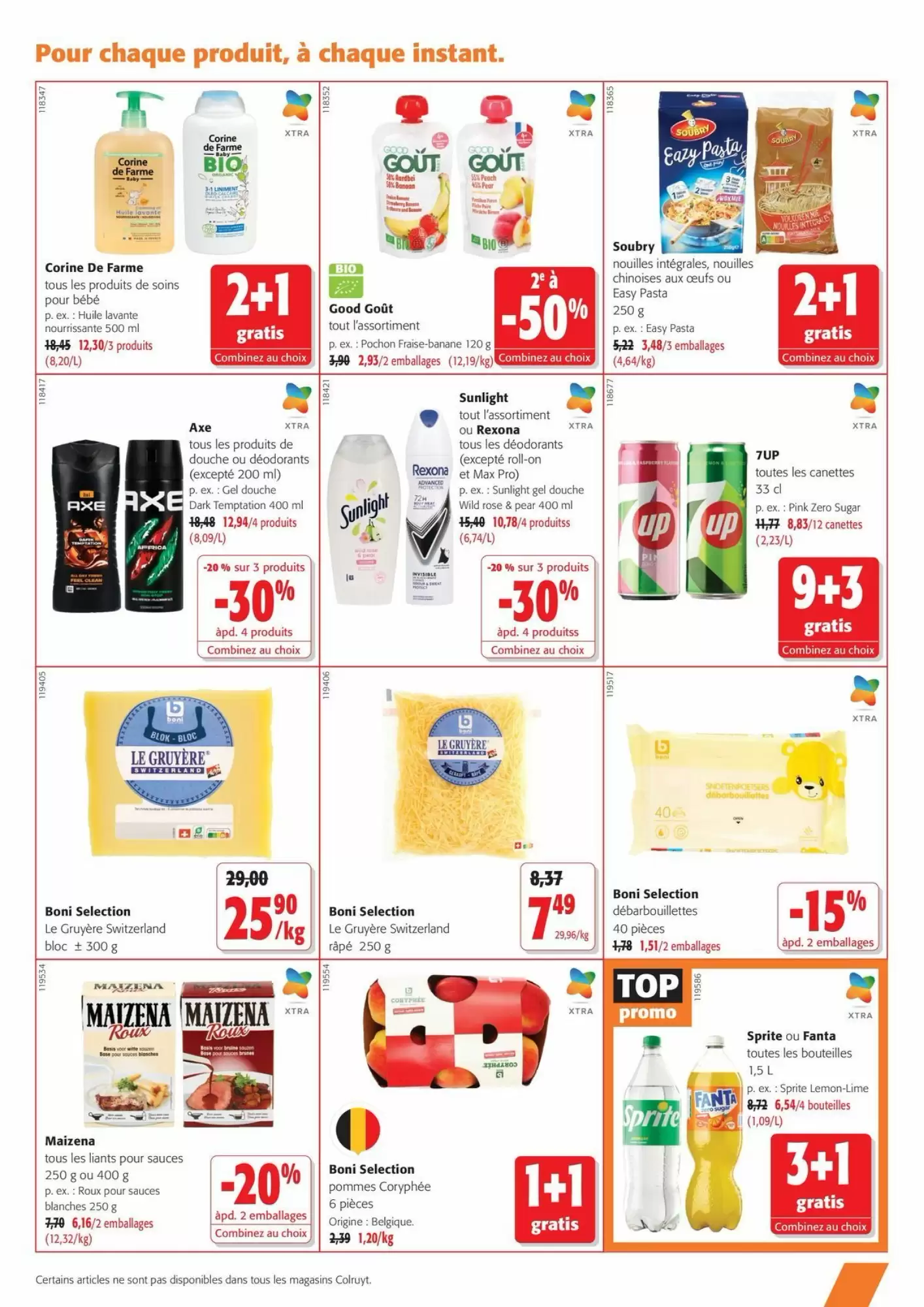 Prospectus promotionnel Colruyt valable à partir du 09/10/2026 - Page 19.
