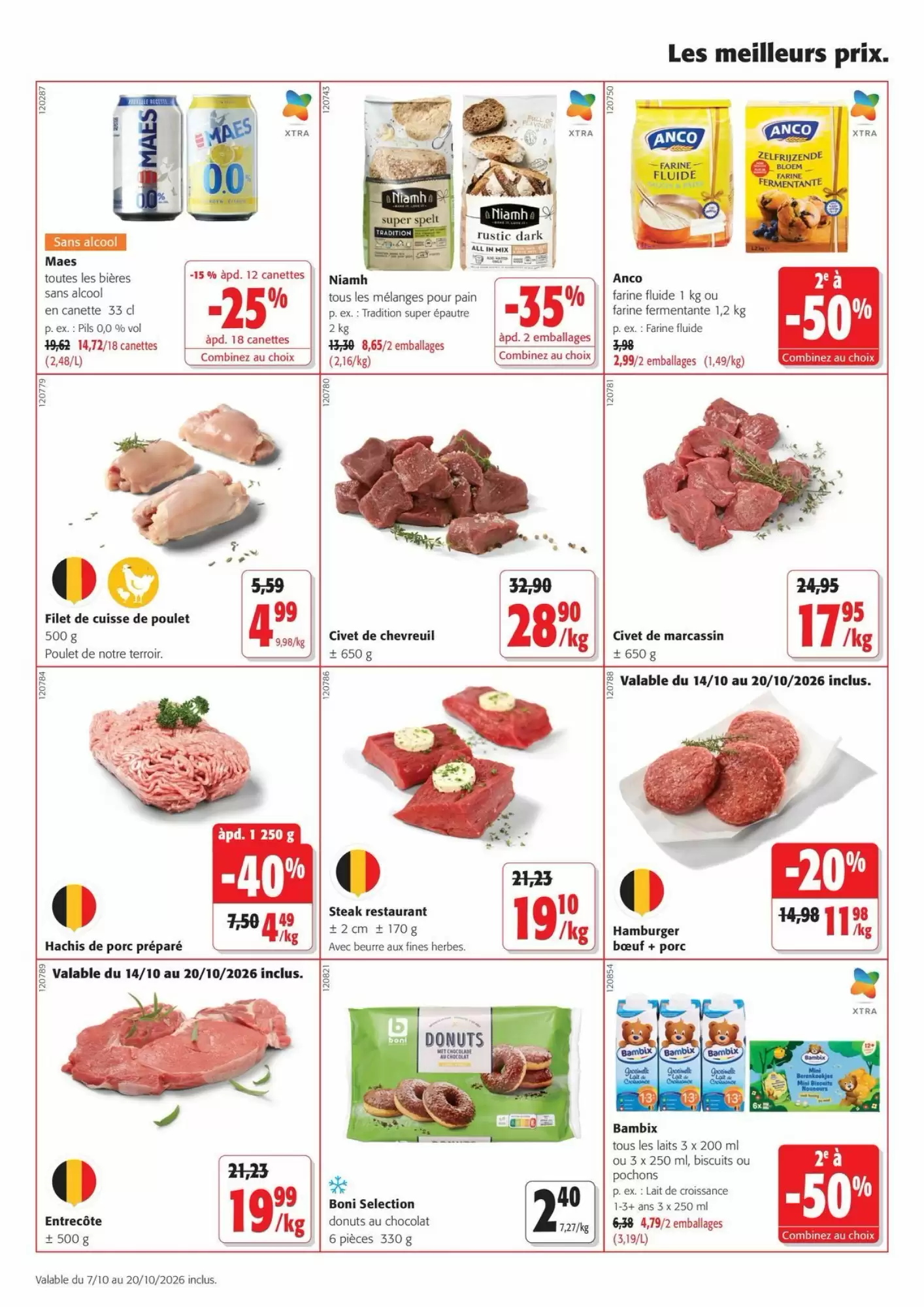 Prospectus promotionnel Colruyt valable à partir du 09/10/2026 - Page 20.