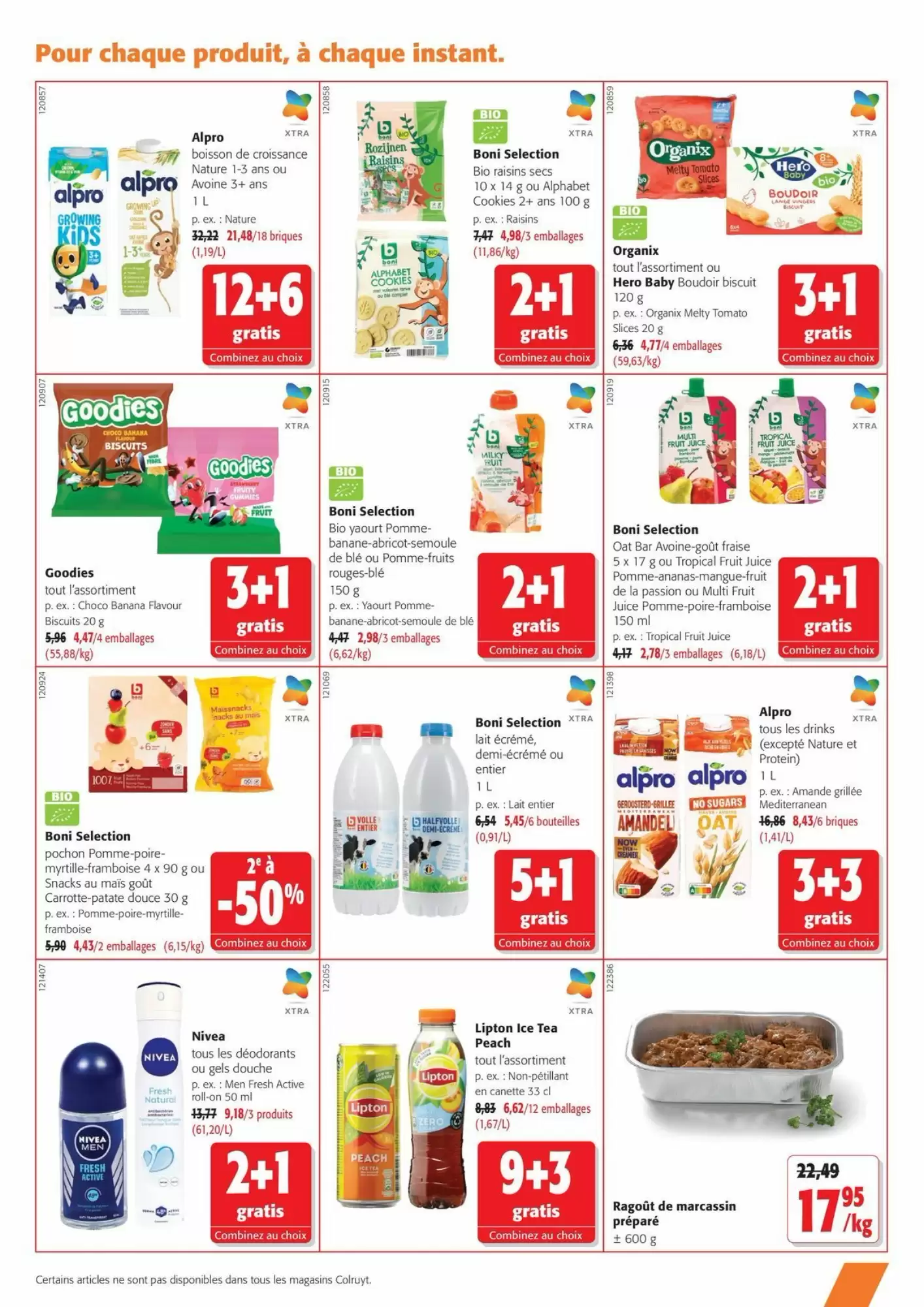 Prospectus promotionnel Colruyt valable à partir du 09/10/2026 - Page 21.