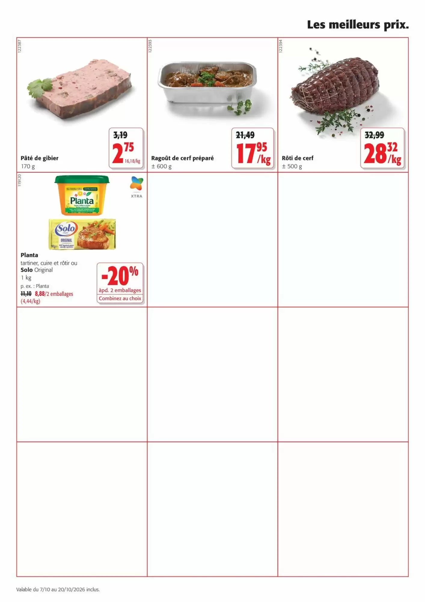 Prospectus promotionnel Colruyt valable à partir du 09/10/2026 - Page 22.