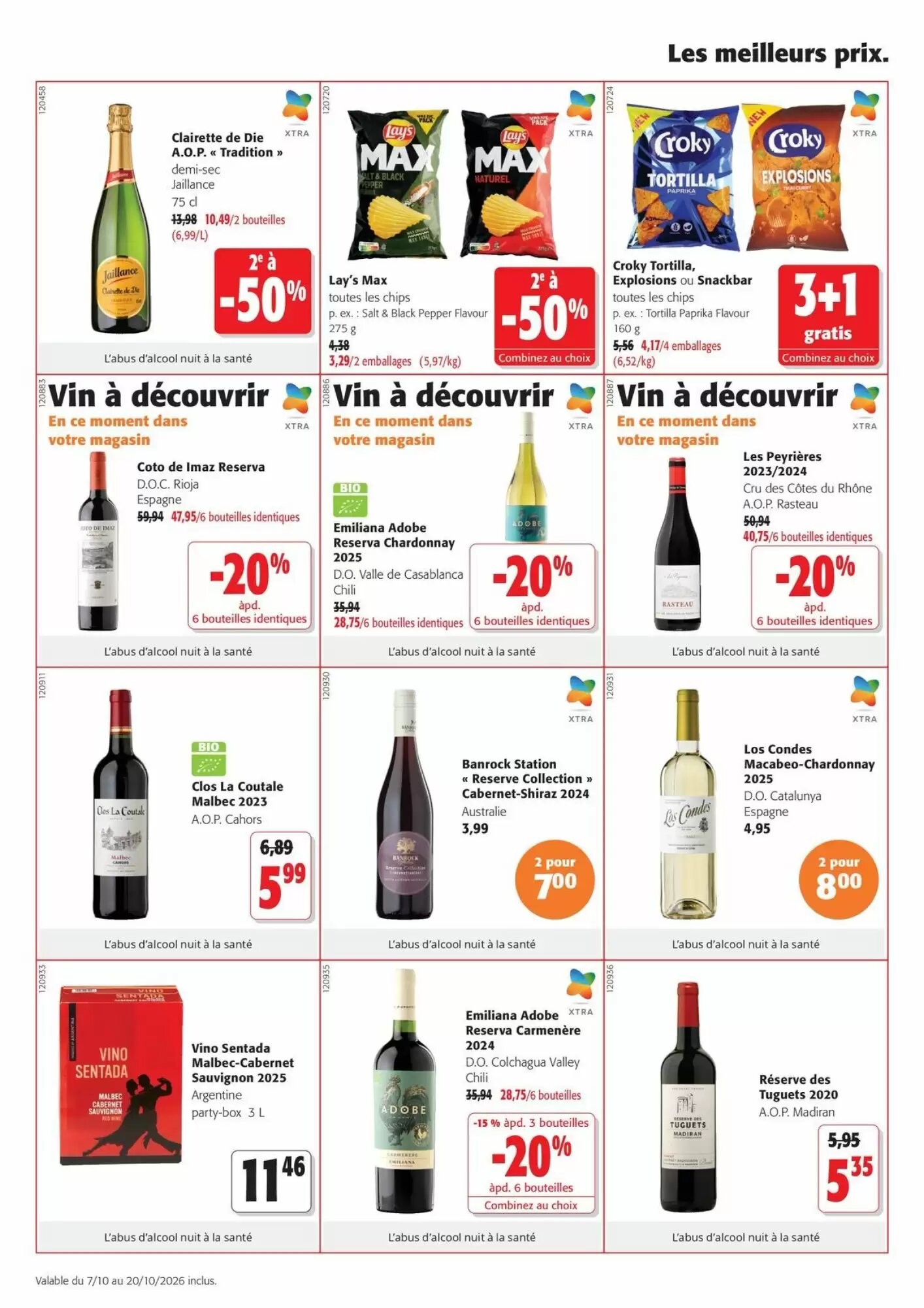 Prospectus promotionnel Colruyt valable à partir du 09/10/2026 - Page 4.