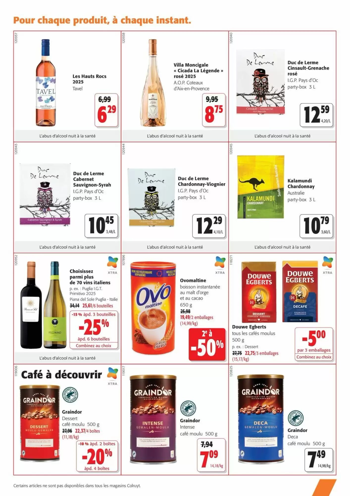 Prospectus promotionnel Colruyt valable à partir du 09/10/2026 - Page 5.