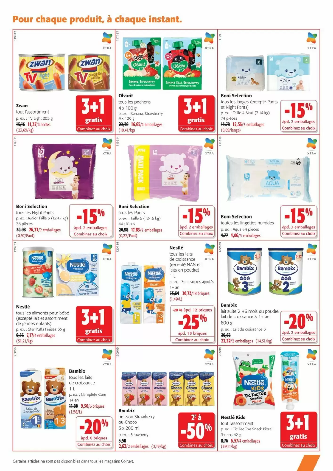 Prospectus promotionnel Colruyt valable à partir du 09/10/2026 - Page 9.