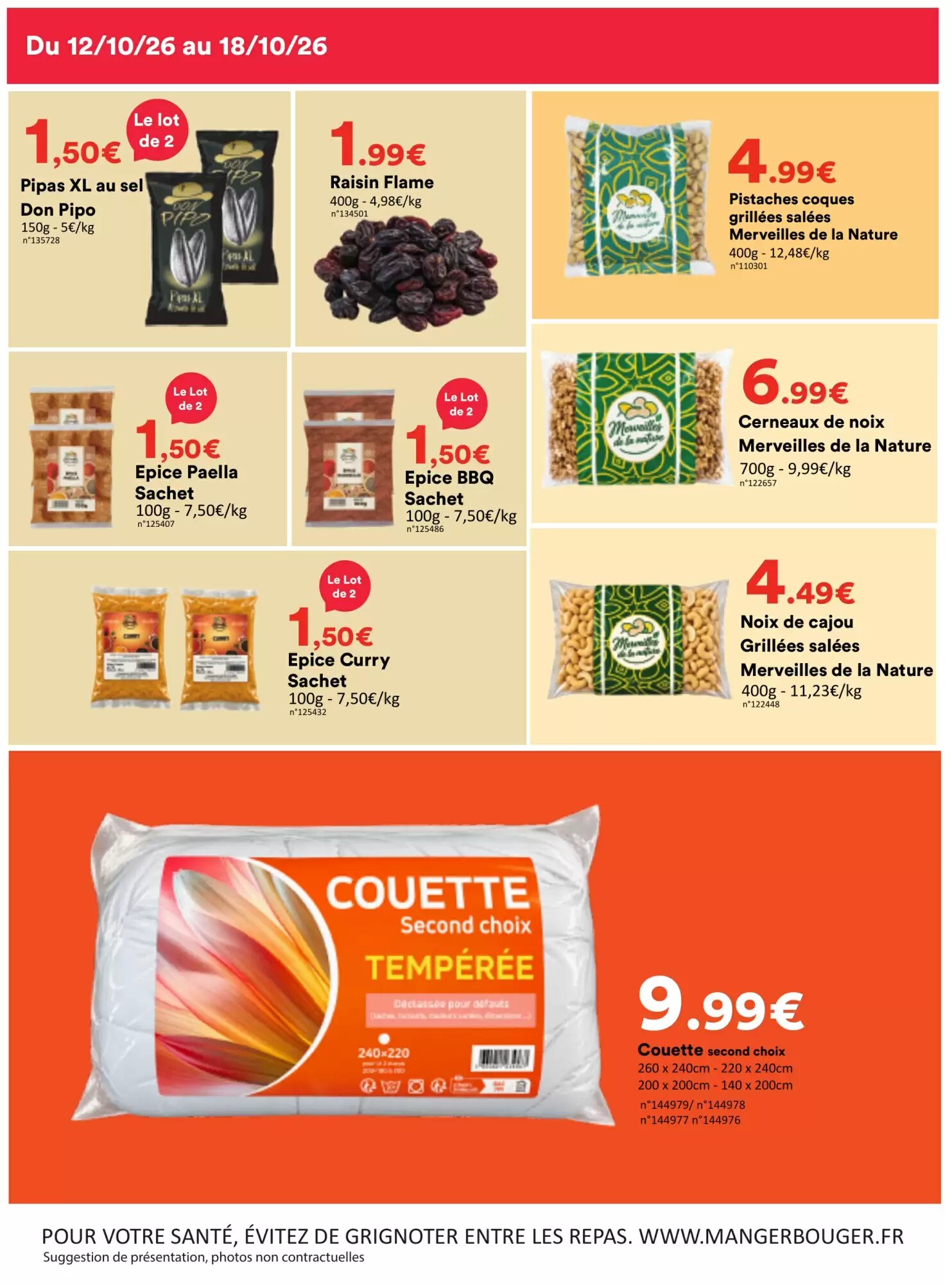 Prospectus promotionnel Hmarket valable à partir du 12/10/2026 - Page 7.