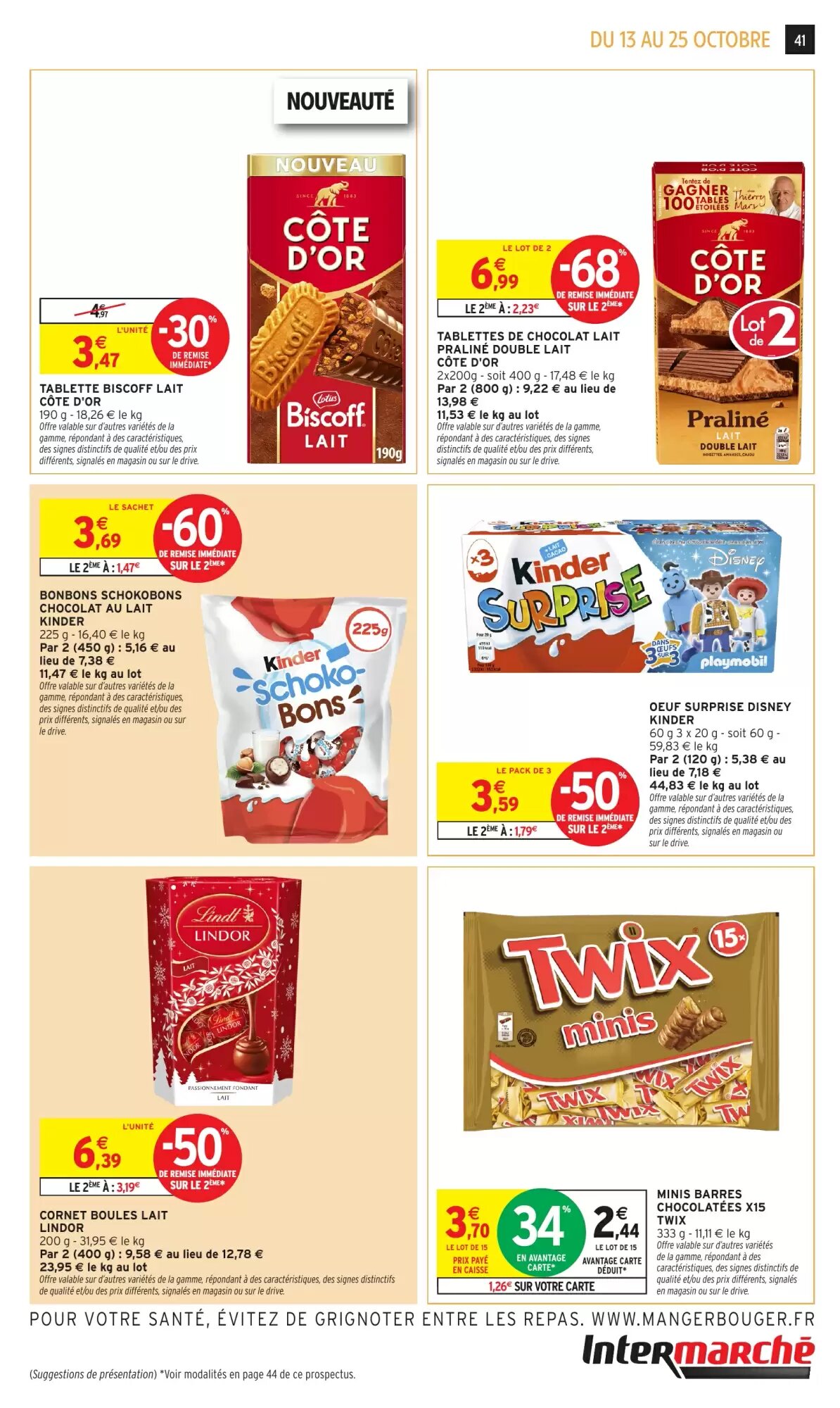 Prospectus promotionnel Intermarché Hyper valable à partir du 13/10/2026 - Page 34.