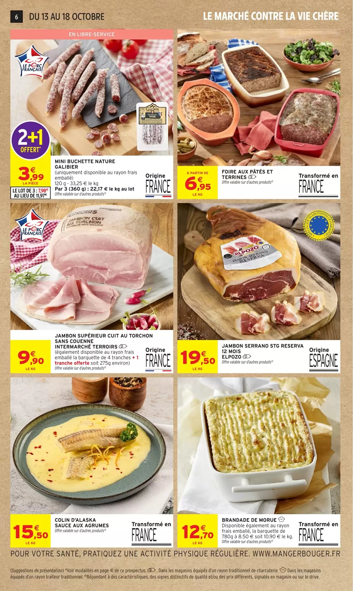 Prospectus promotionnel Intermarché valable à partir du 13/10/2026 - Page 6.