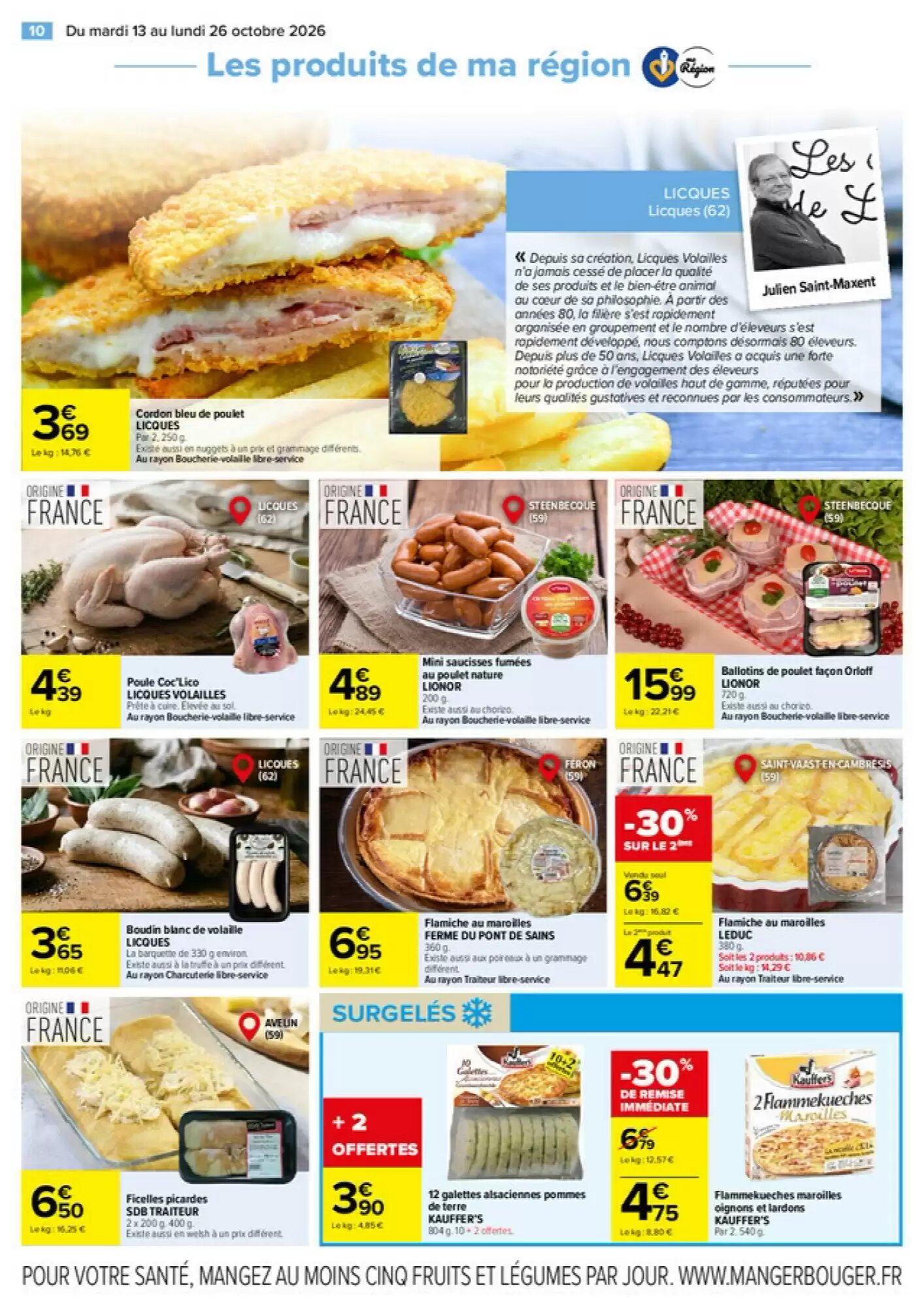 Prospectus promotionnel Carrefour Market valable à partir du 13/10/2026 - Page 10.