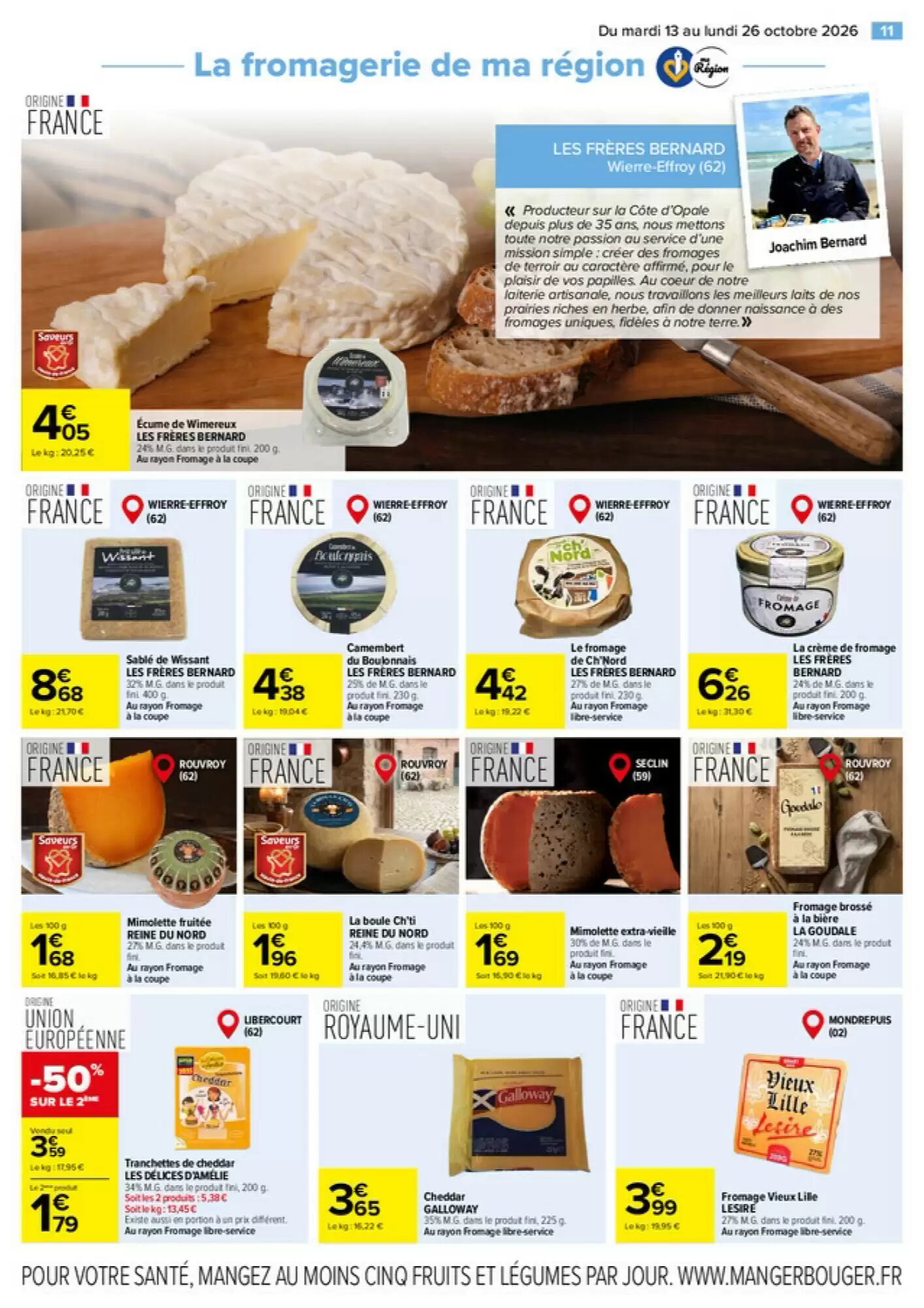 Prospectus promotionnel Carrefour Market valable à partir du 13/10/2026 - Page 11.