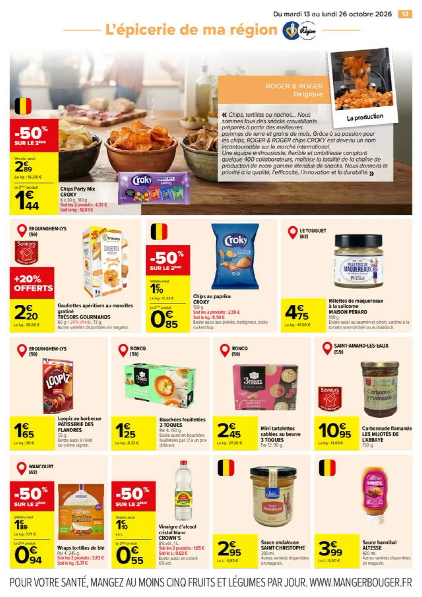 Prospectus promotionnel Carrefour Market valable à partir du 13/10/2026 - Page 13.
