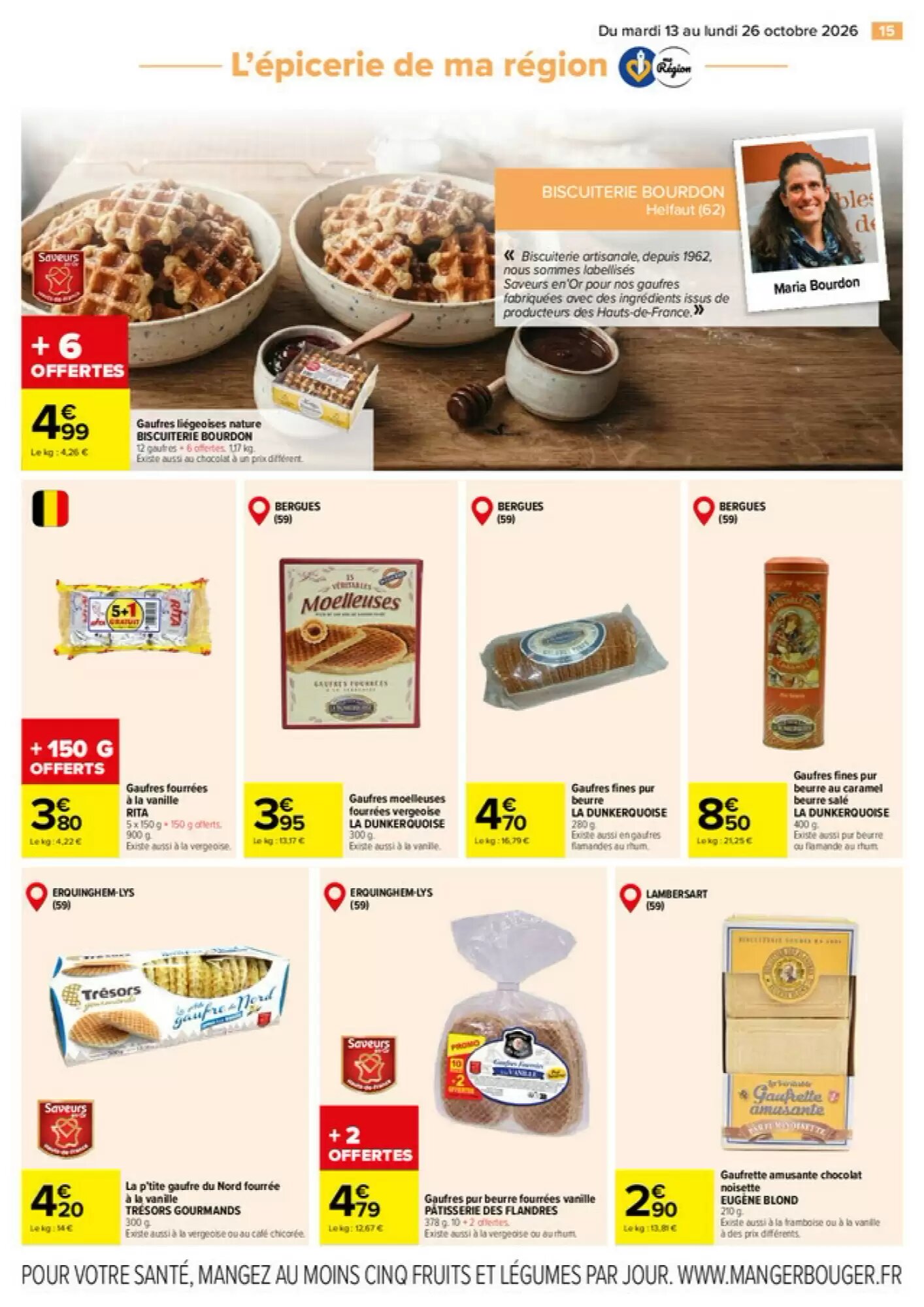 Prospectus promotionnel Carrefour Market valable à partir du 13/10/2026 - Page 15.