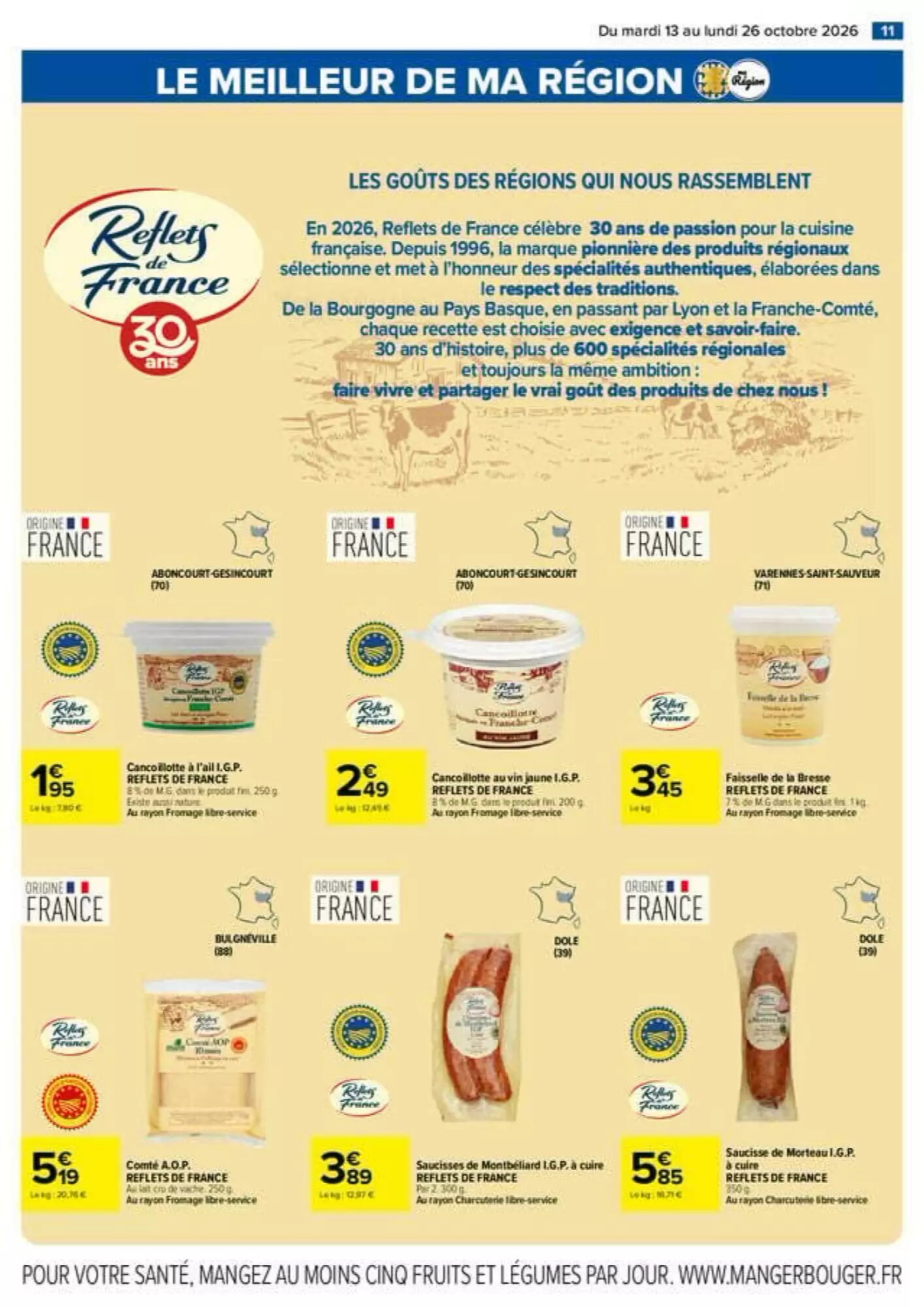 Prospectus promotionnel Carrefour valable à partir du 13/10/2026 - Page 11.