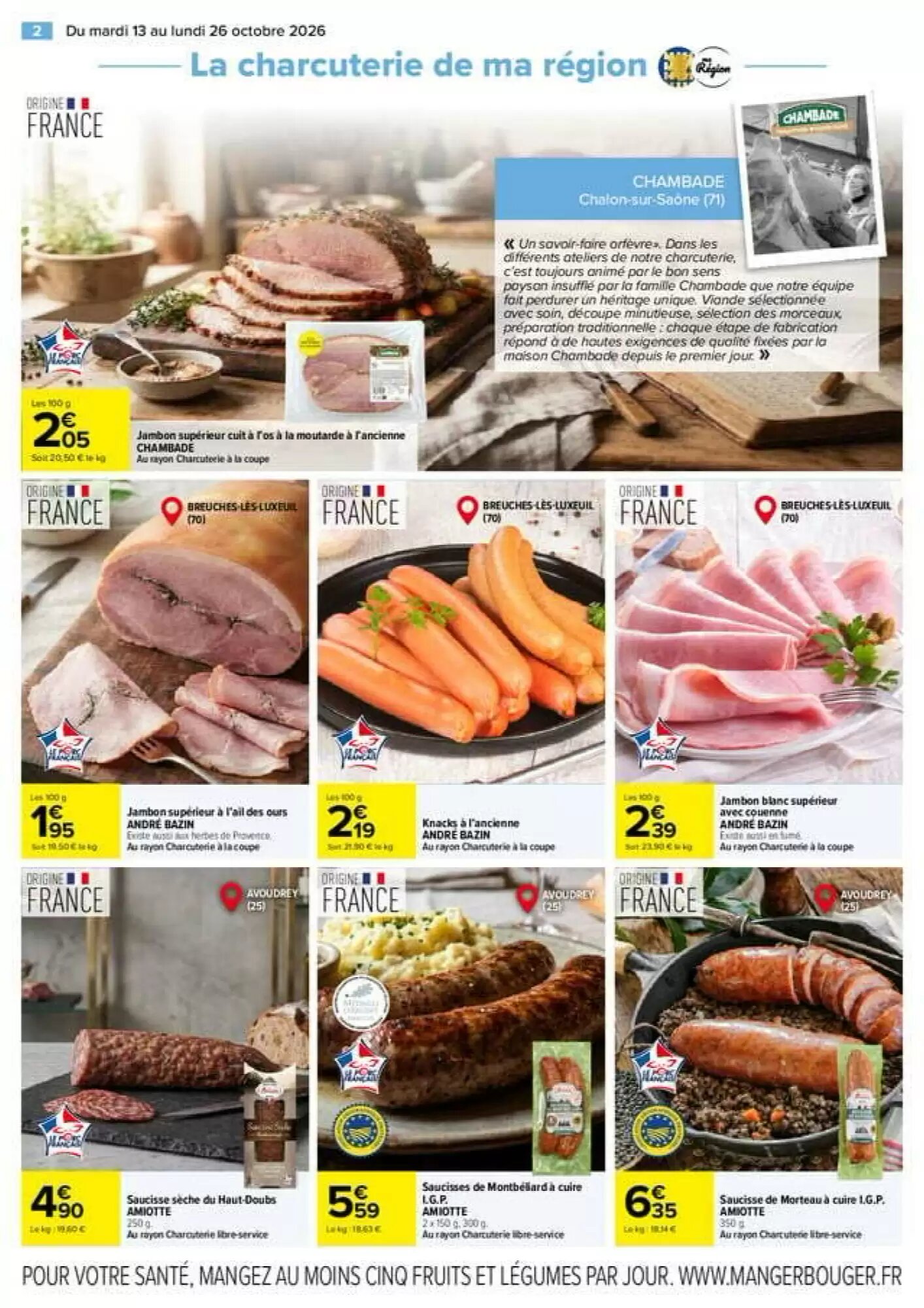 Prospectus promotionnel Carrefour valable à partir du 13/10/2026 - Page 2.