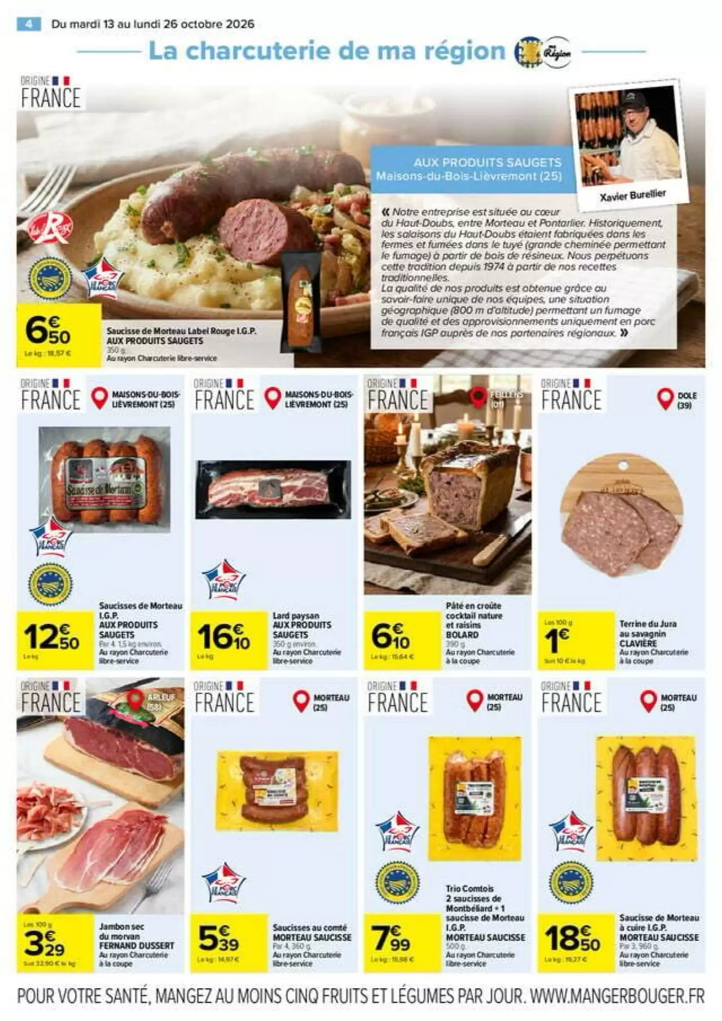 Prospectus promotionnel Carrefour valable à partir du 13/10/2026 - Page 4.