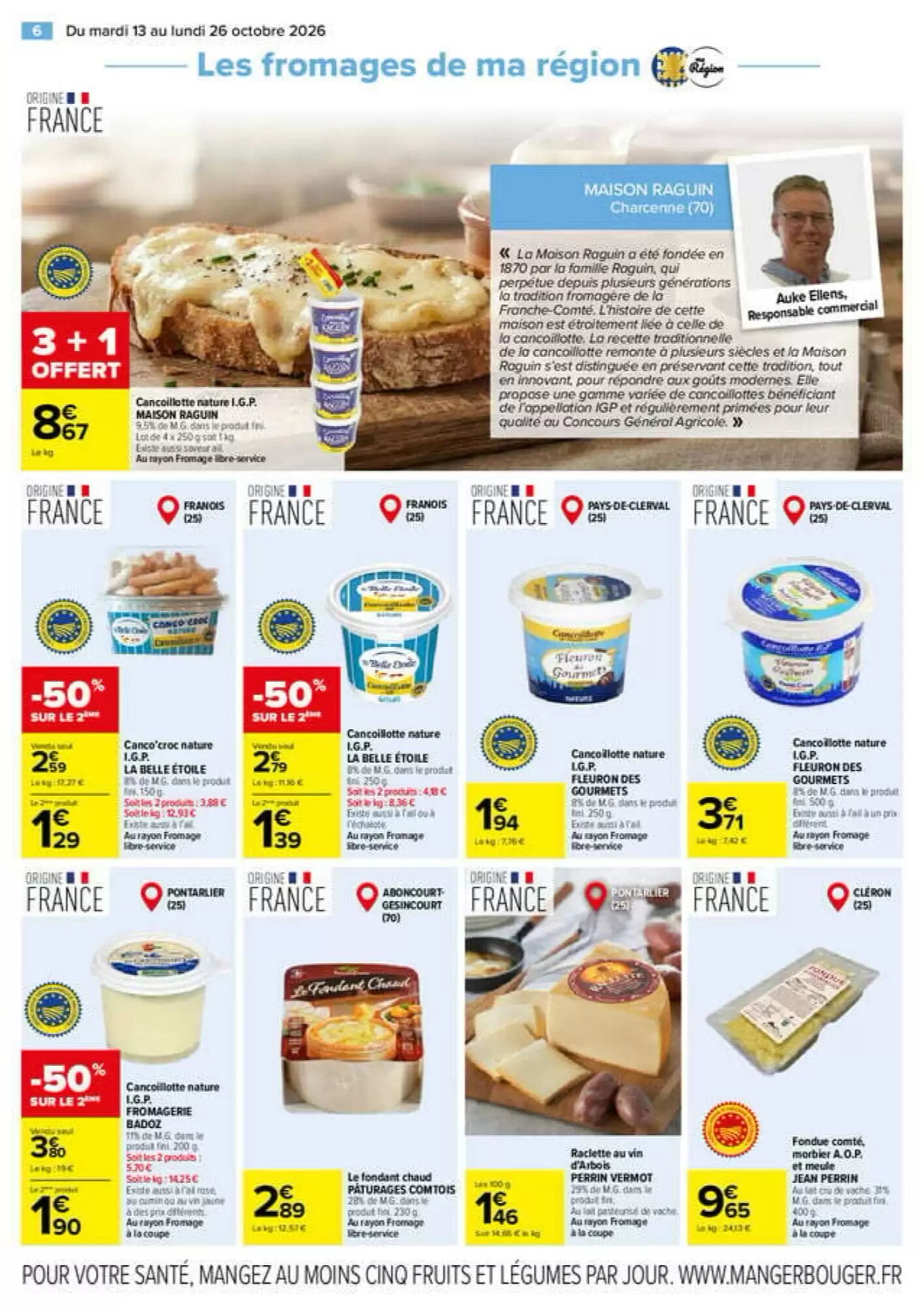 Prospectus promotionnel Carrefour valable à partir du 13/10/2026 - Page 6.