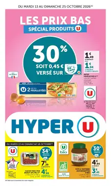 Prospectus promotionnel Hyper U valable à partir du 13/10/2026