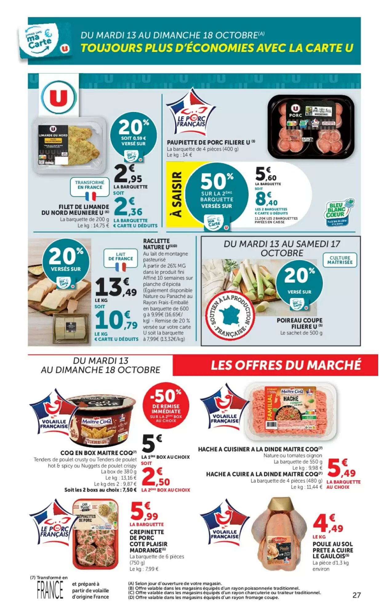 Prospectus promotionnel Hyper U valable à partir du 13/10/2026 - Page 27.