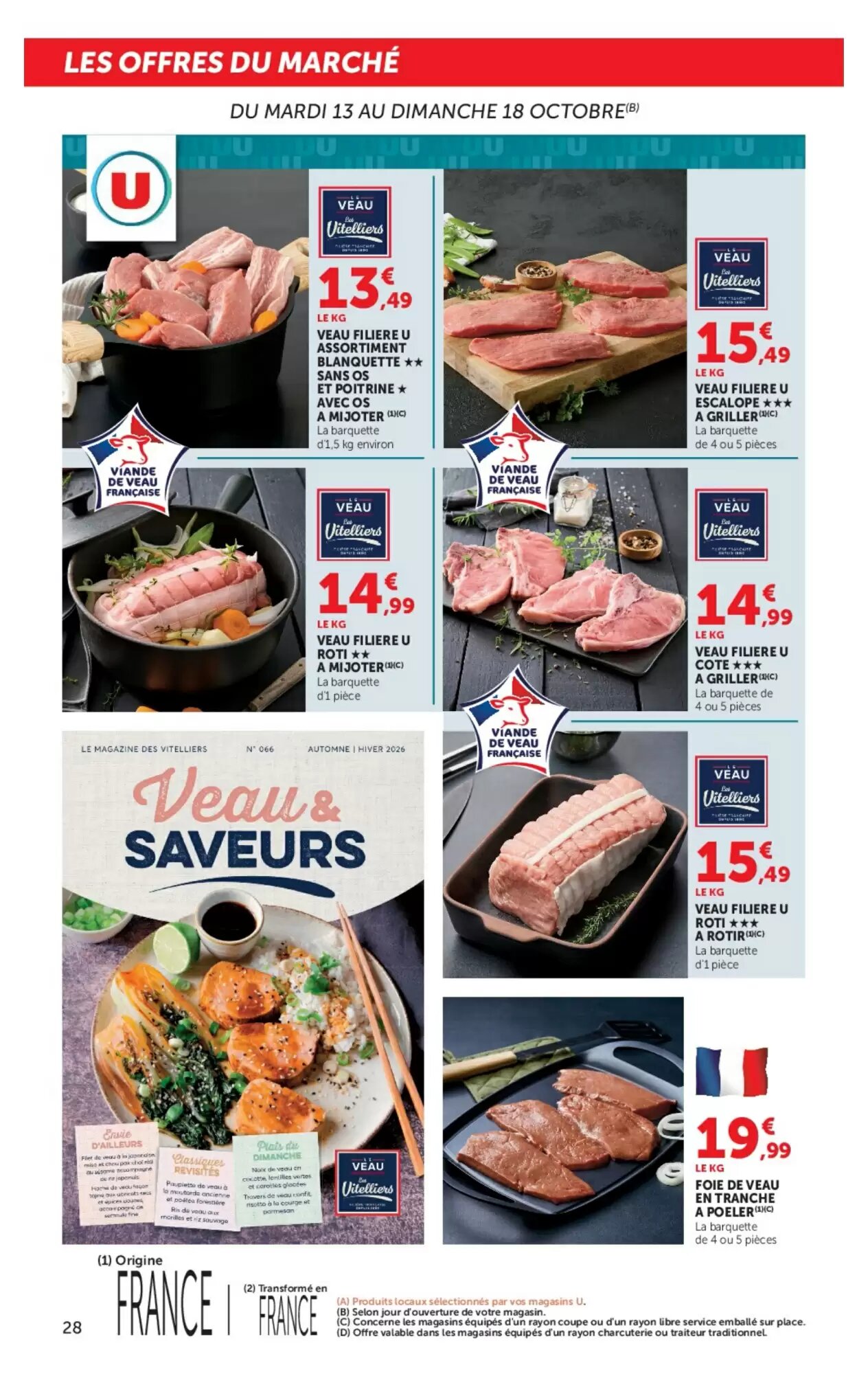 Prospectus promotionnel Hyper U valable à partir du 13/10/2026 - Page 28.