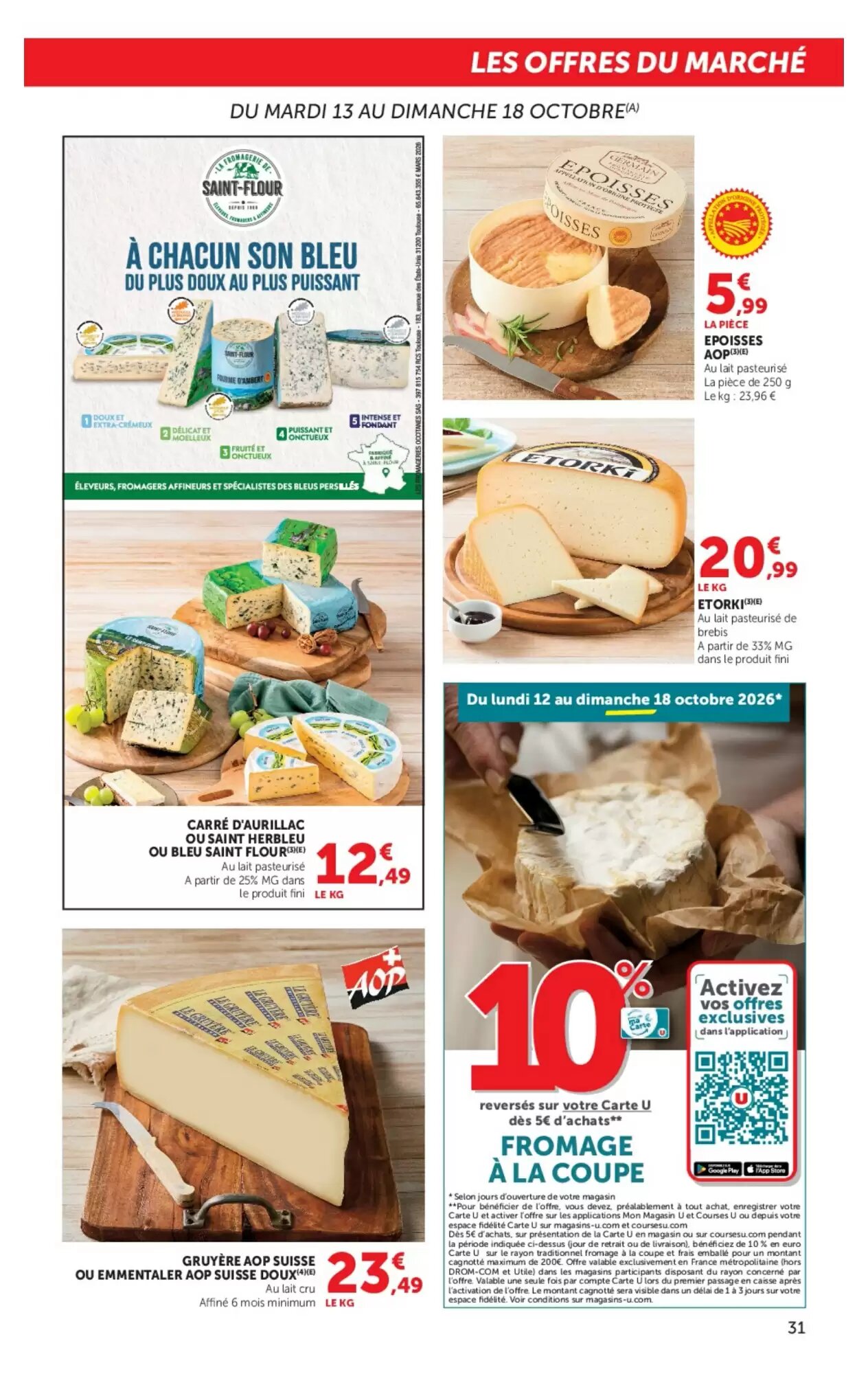 Prospectus promotionnel Hyper U valable à partir du 13/10/2026 - Page 31.