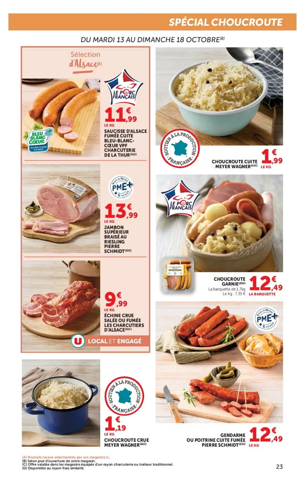 Prospectus promotionnel Super U valable à partir du 13/10/2026 - Page 23.