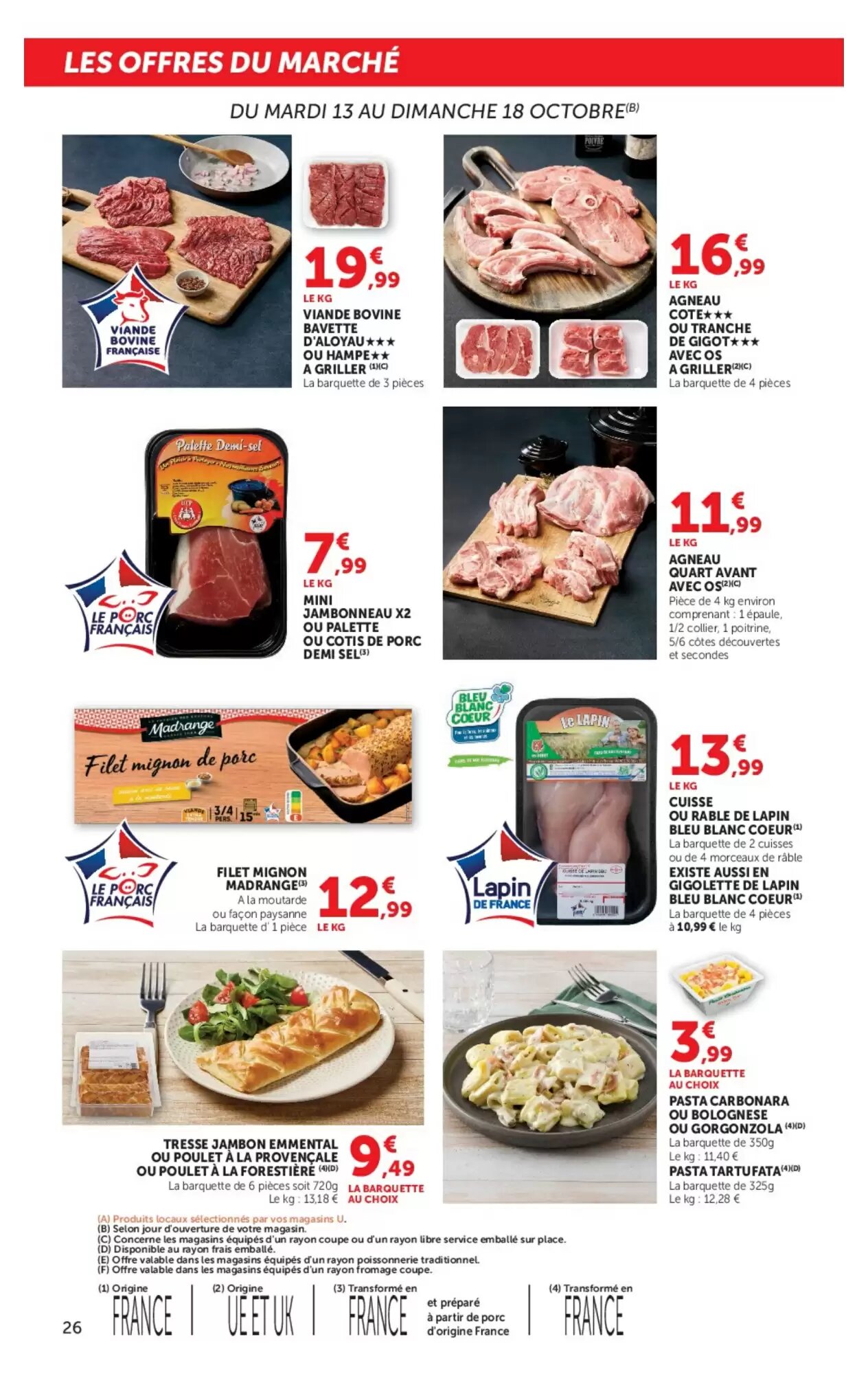 Prospectus promotionnel Super U valable à partir du 13/10/2026 - Page 26.