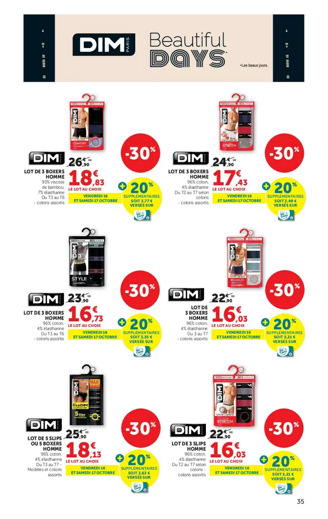 Prospectus promotionnel Super U valable à partir du 13/10/2026 - Page 35.