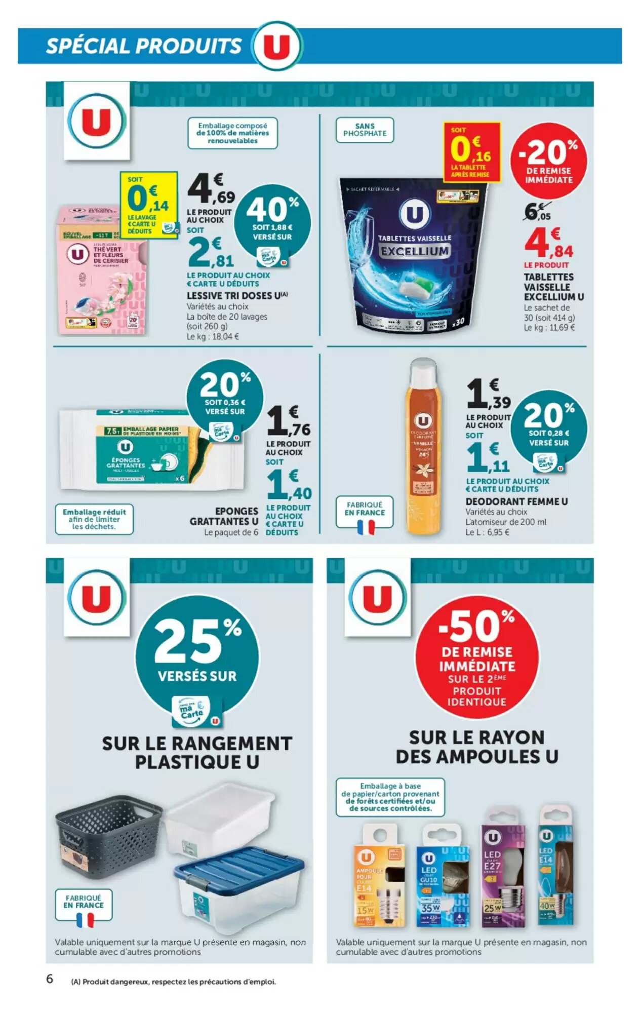 Prospectus promotionnel Super U valable à partir du 13/10/2026 - Page 6.