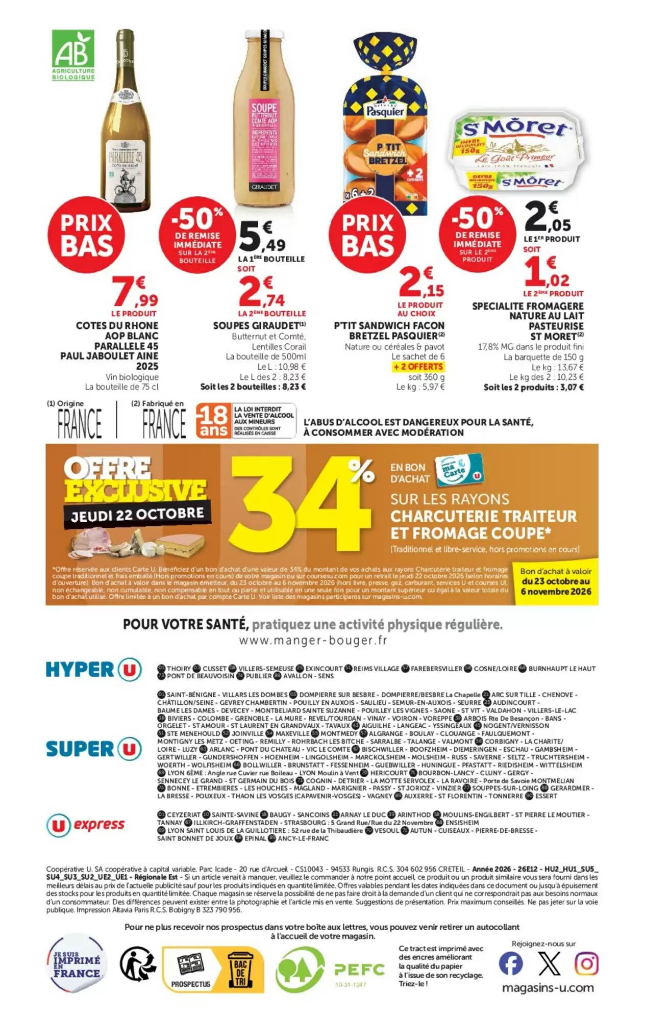 Prospectus promotionnel Super U valable à partir du 13/10/2026 - Page 8.
