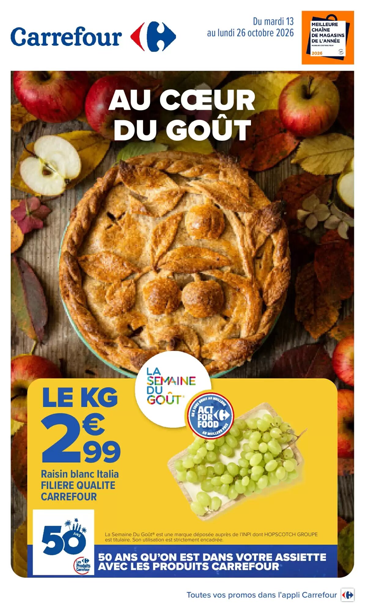 Prospectus promotionnel Carrefour valable à partir du 13/10/2026 - Page 1.