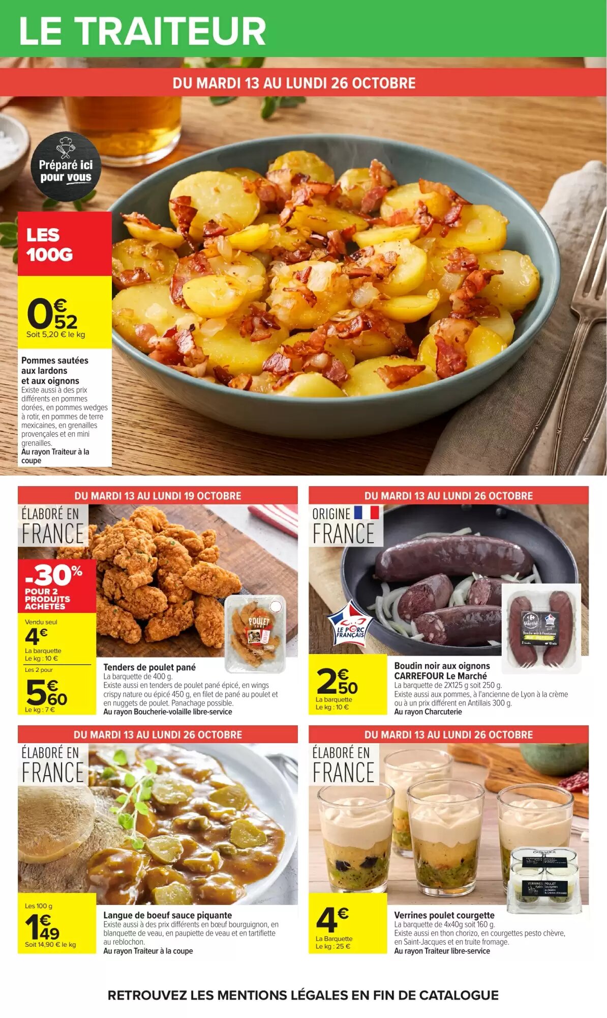 Prospectus promotionnel Carrefour valable à partir du 13/10/2026 - Page 24.