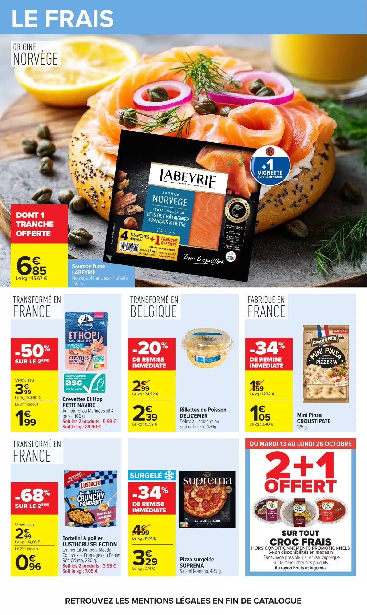 Prospectus promotionnel Carrefour valable à partir du 13/10/2026 - Page 43.