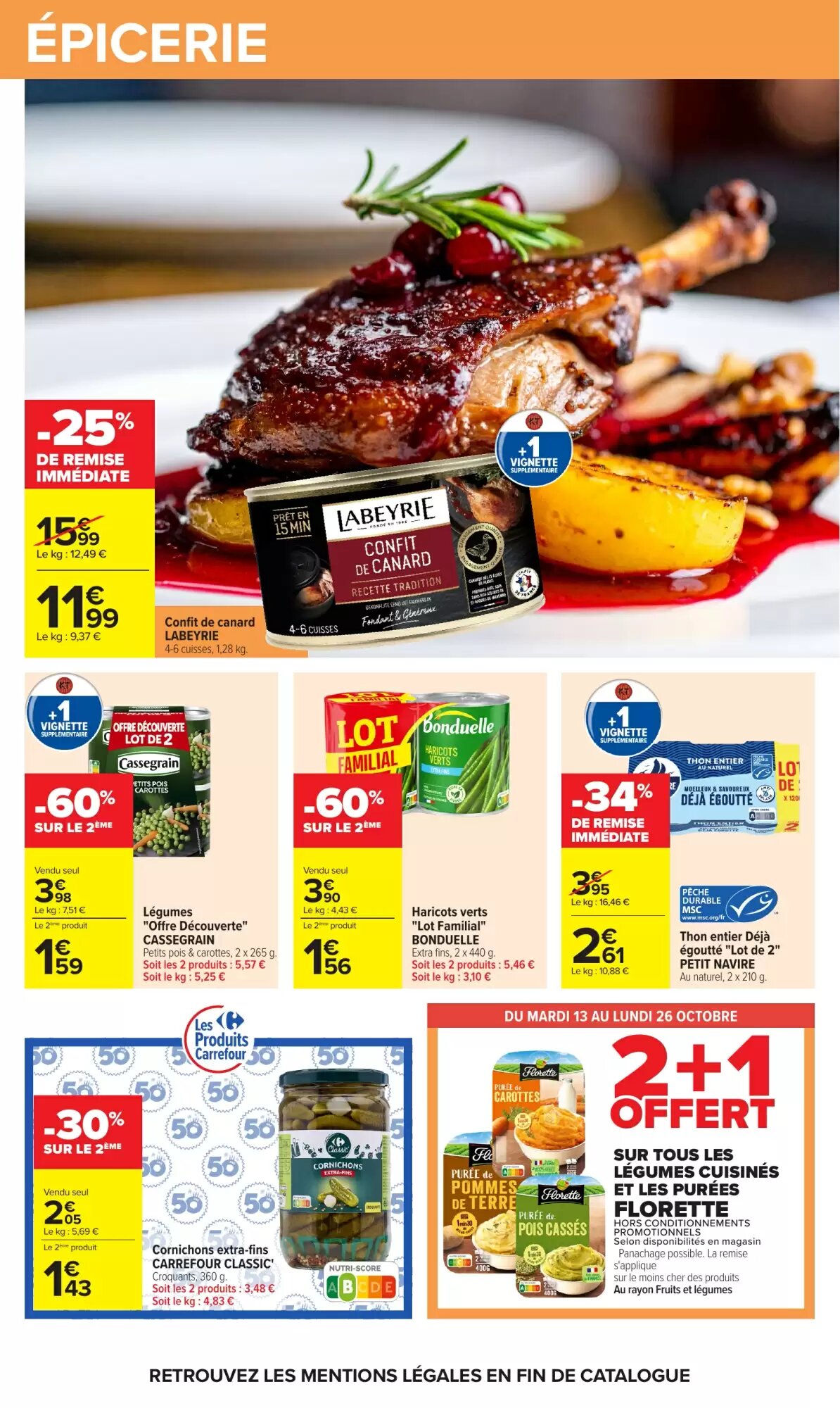 Prospectus promotionnel Carrefour valable à partir du 13/10/2026 - Page 47.
