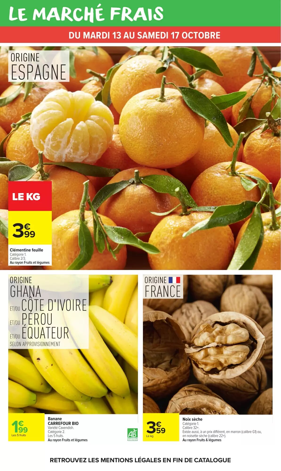 Prospectus promotionnel Carrefour Market valable à partir du 13/10/2026 - Page 19.