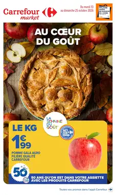 Prospectus promotionnel Carrefour Market valable à partir du 13/10/2026