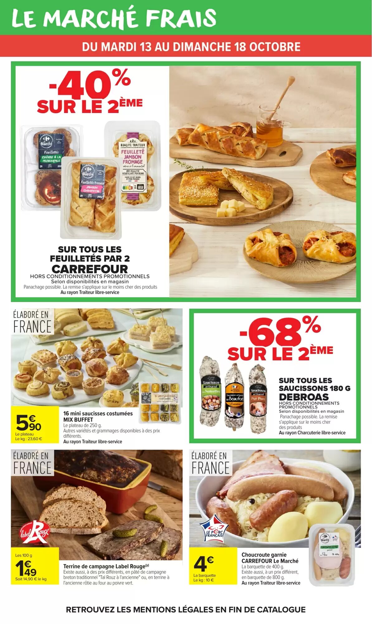 Prospectus promotionnel Carrefour Market valable à partir du 13/10/2026 - Page 23.