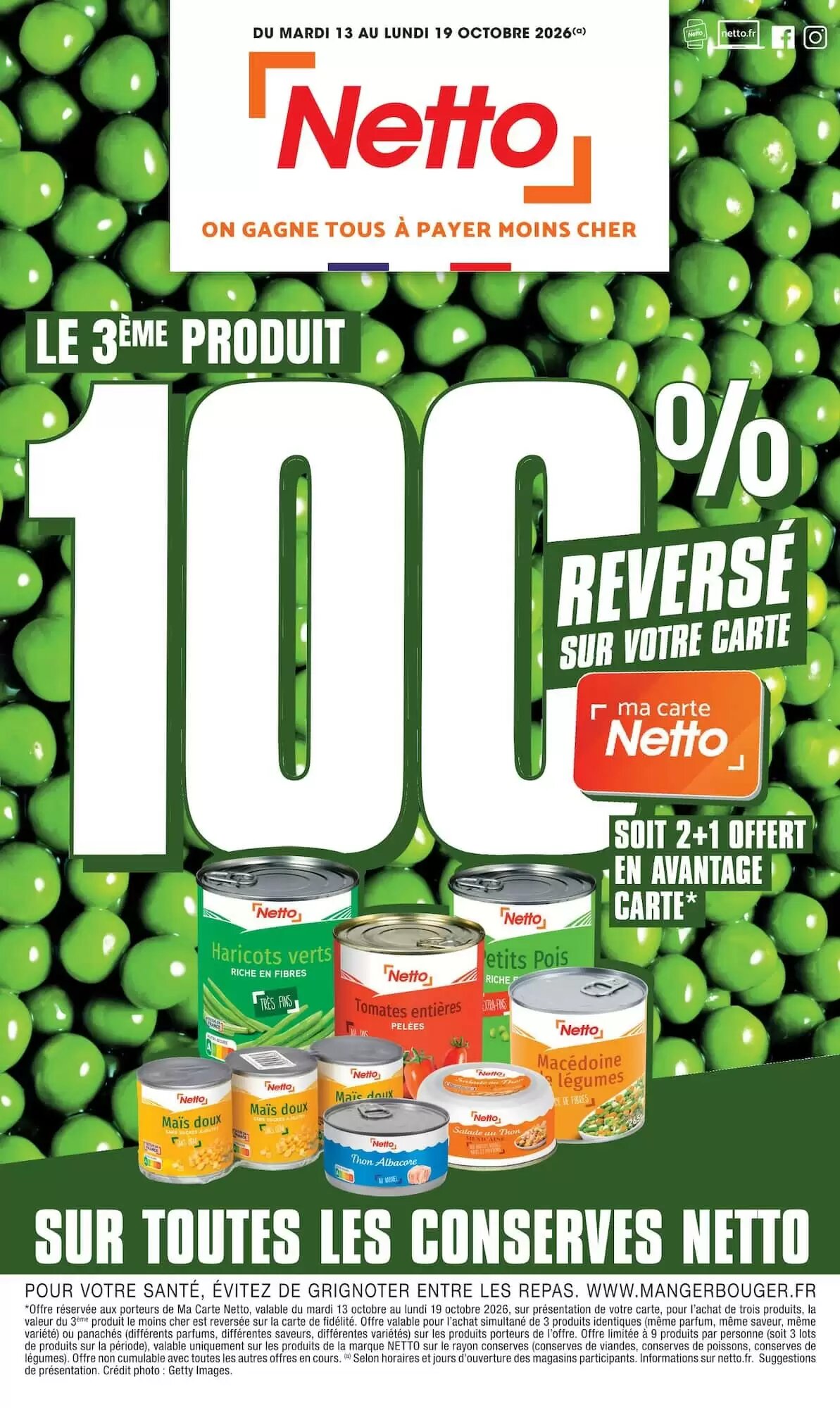 Prospectus promotionnel Netto valable à partir du 13/10/2026 - Page 1.