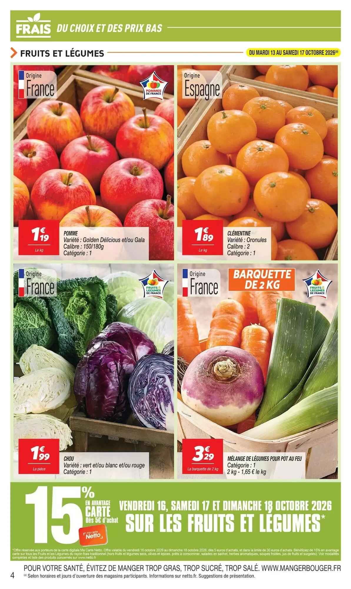 Prospectus promotionnel Netto valable à partir du 13/10/2026 - Page 4.