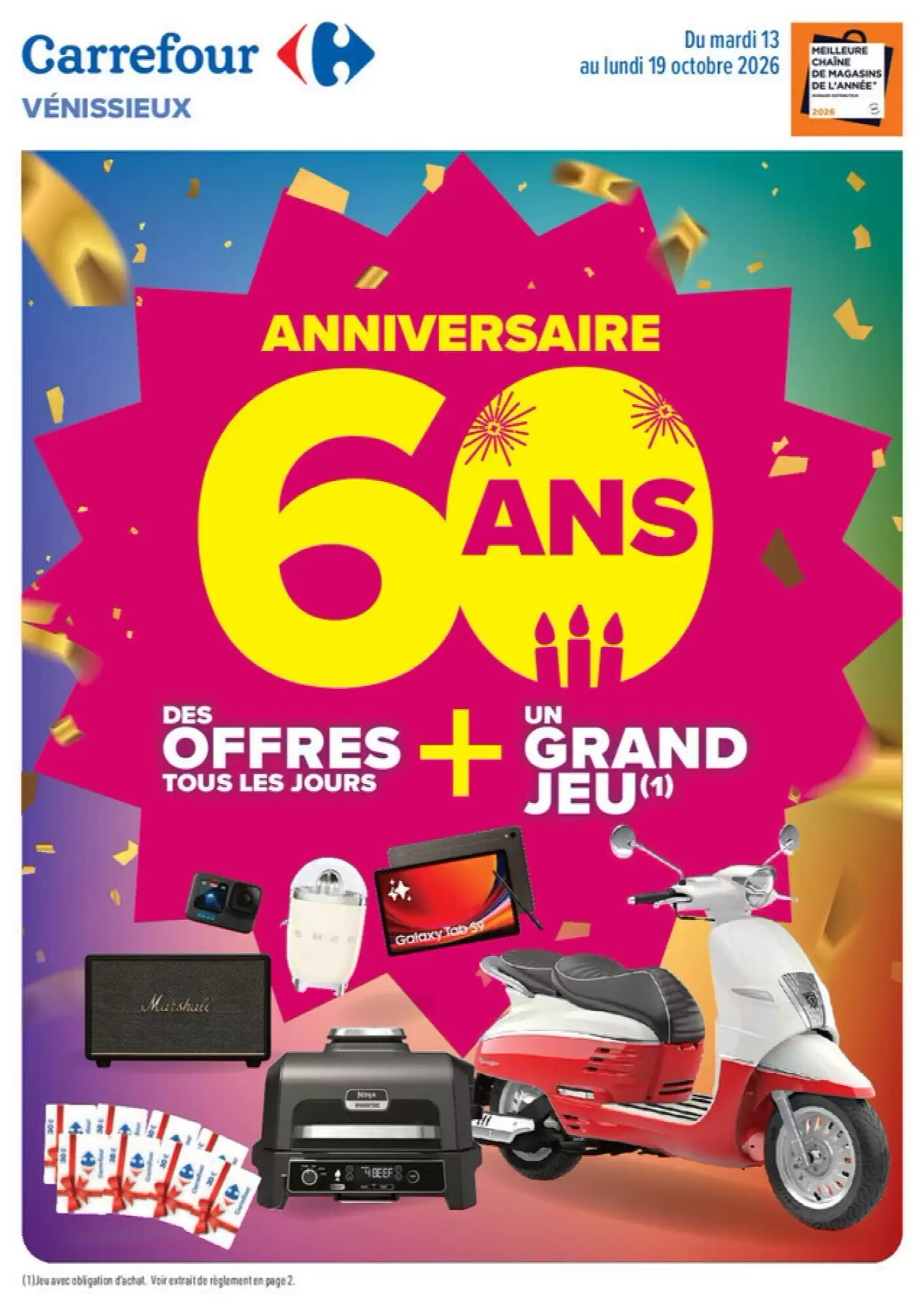 Prospectus promotionnel Carrefour valable à partir du 13/10/2026 - Page 1.